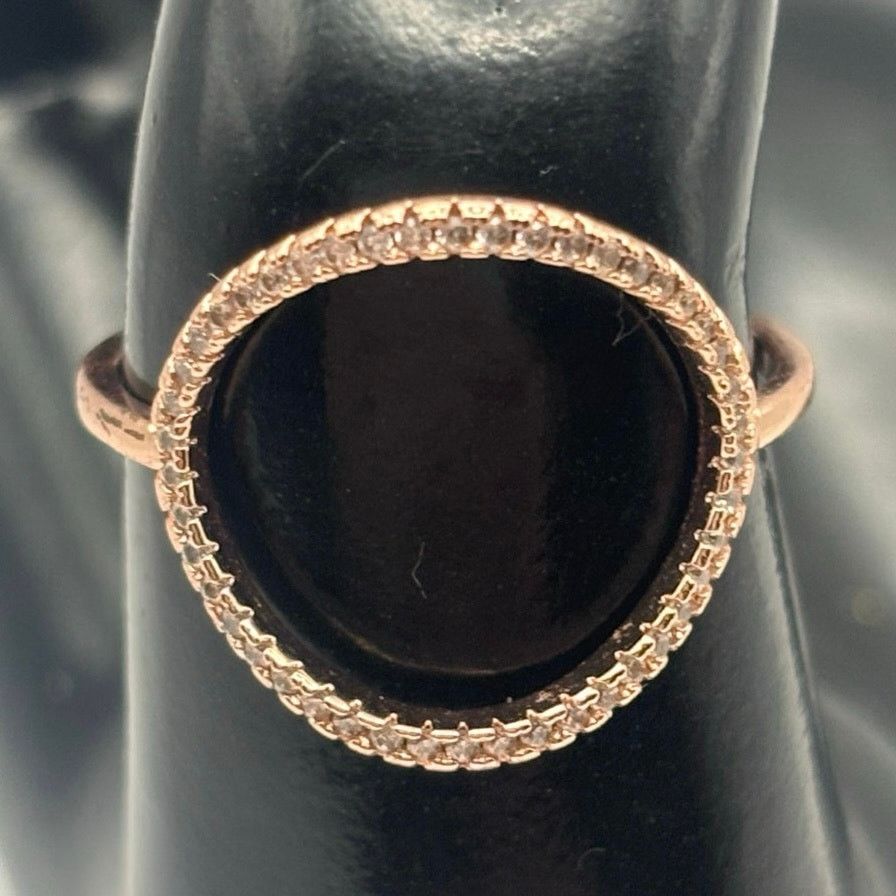 Other Rose Gold Circle Ring Size ONE SIZE - 2 Thumbnail