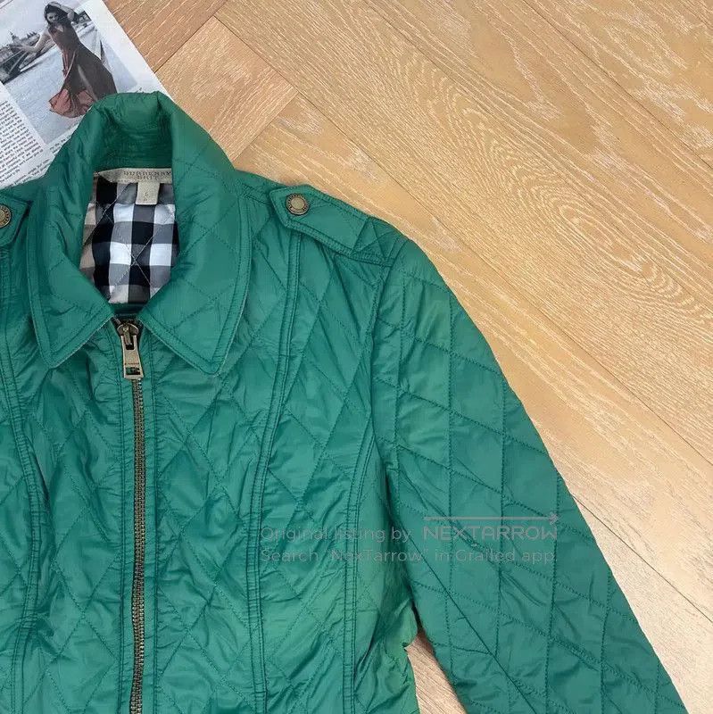Burberry Burberry Green Women's Cotton Jacket. Size S / US 4 / IT 40 - 4 Thumbnail