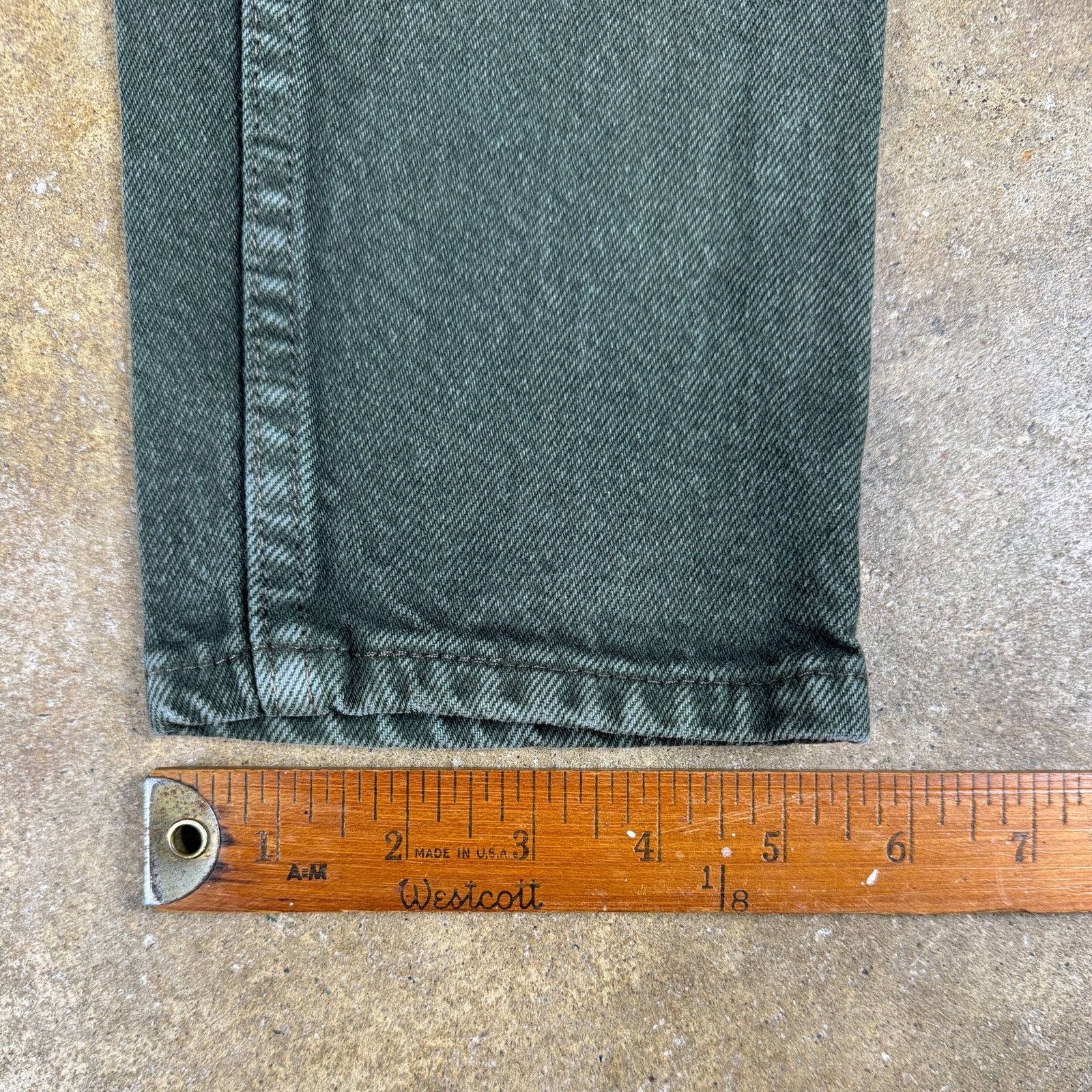 Levi's Vtg Levi’s 510 Women’s Jeans Green Slim Fit High Rise Size 3 Size 24" / US 00 / IT 34 - 15 Thumbnail