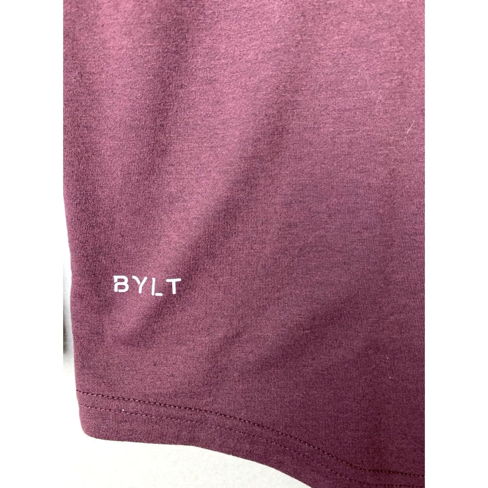 Vintage BYLT Shirt Mens L Maroon Drop Cut Long Sleeve Crew Neck Pullover BYLT Blend Shirt Mens L Maroon Size US L / EU 52-54 / 3 - 3 Thumbnail