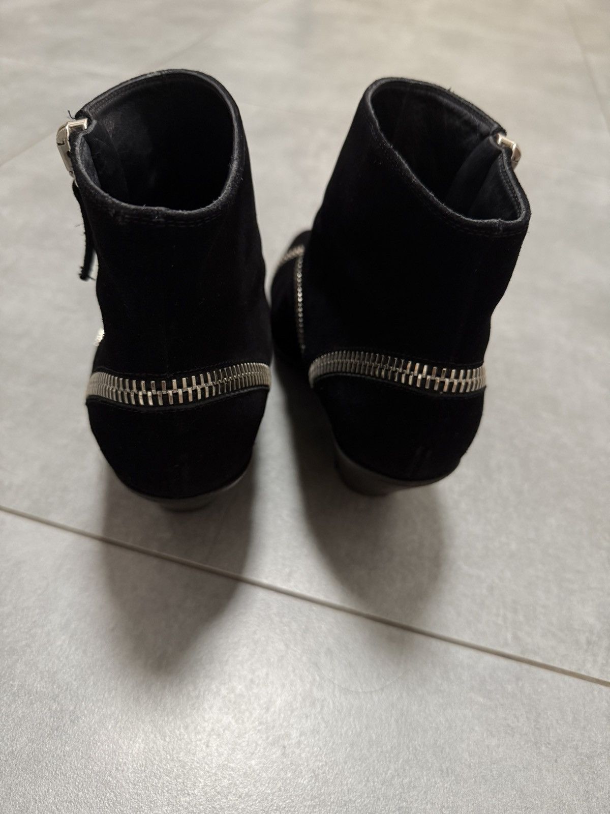 Giuseppe Zanotti Giuseppe Zanotti Black Suede Ankle Boots 39,5 Size US 9.5 / IT 39.5 - 8 Thumbnail