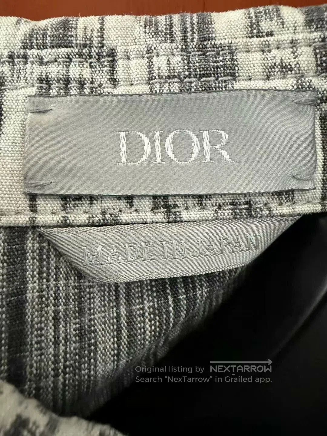 Dior dior logo printed gray white shirt. Size US M / EU 48-50 / 2 - 3 Thumbnail