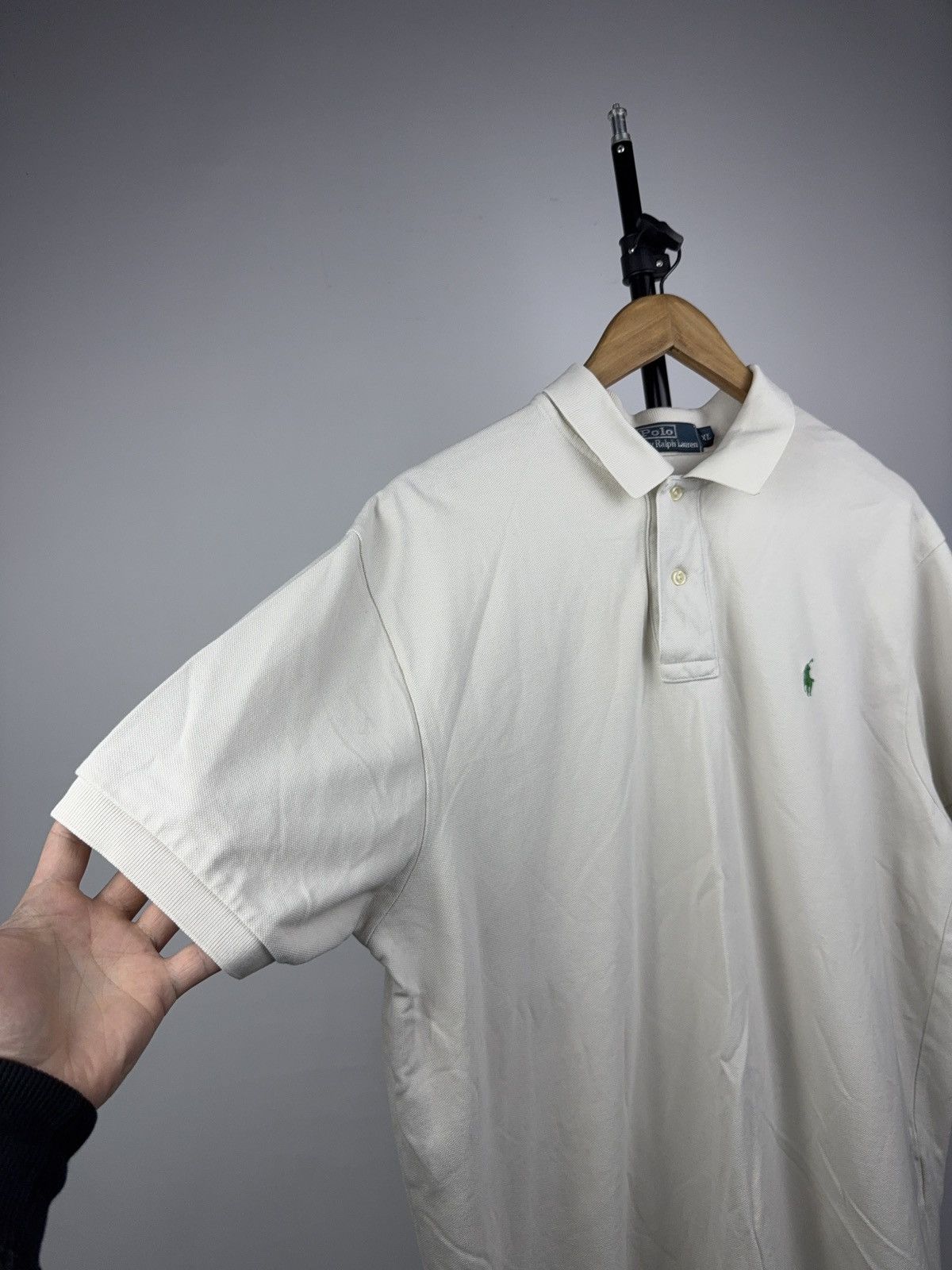Polo Ralph Lauren Vintage 90s Retro Basic Polo Ralph Lauren Blue Polos Y2K Size US XL / EU 56 / 4 - 3 Thumbnail