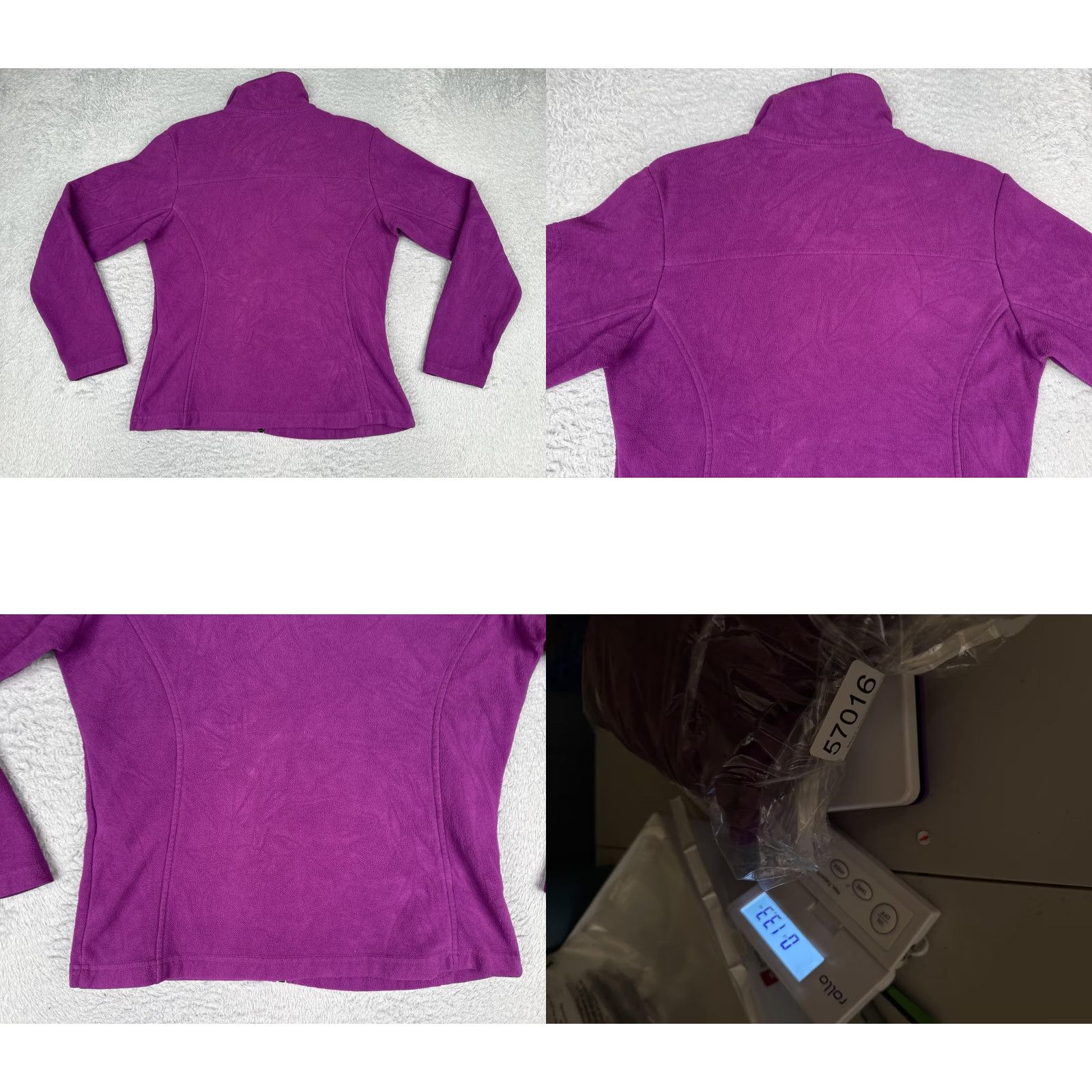 Vintage Columbia Jacket Womens M Purple Fleece Full Zip Pockets Outdoor Warm Hiking Size M / US 6-8 / IT 42-44 - 9 Thumbnail