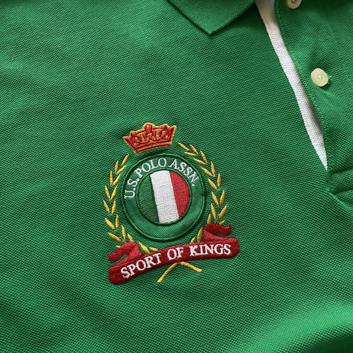 Polo Ralph Lauren Vintage Italy Style Polo Ralph Lauren Big Logo RRL T-Shirt Size US M / EU 48-50 / 2 - 4 Thumbnail
