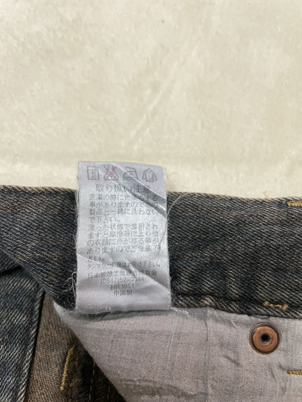 Japanese Brand Vintage Japanese Brand Boot Cut Mudwash Dark Jeans Size US 32 / EU 48 - 8 Thumbnail