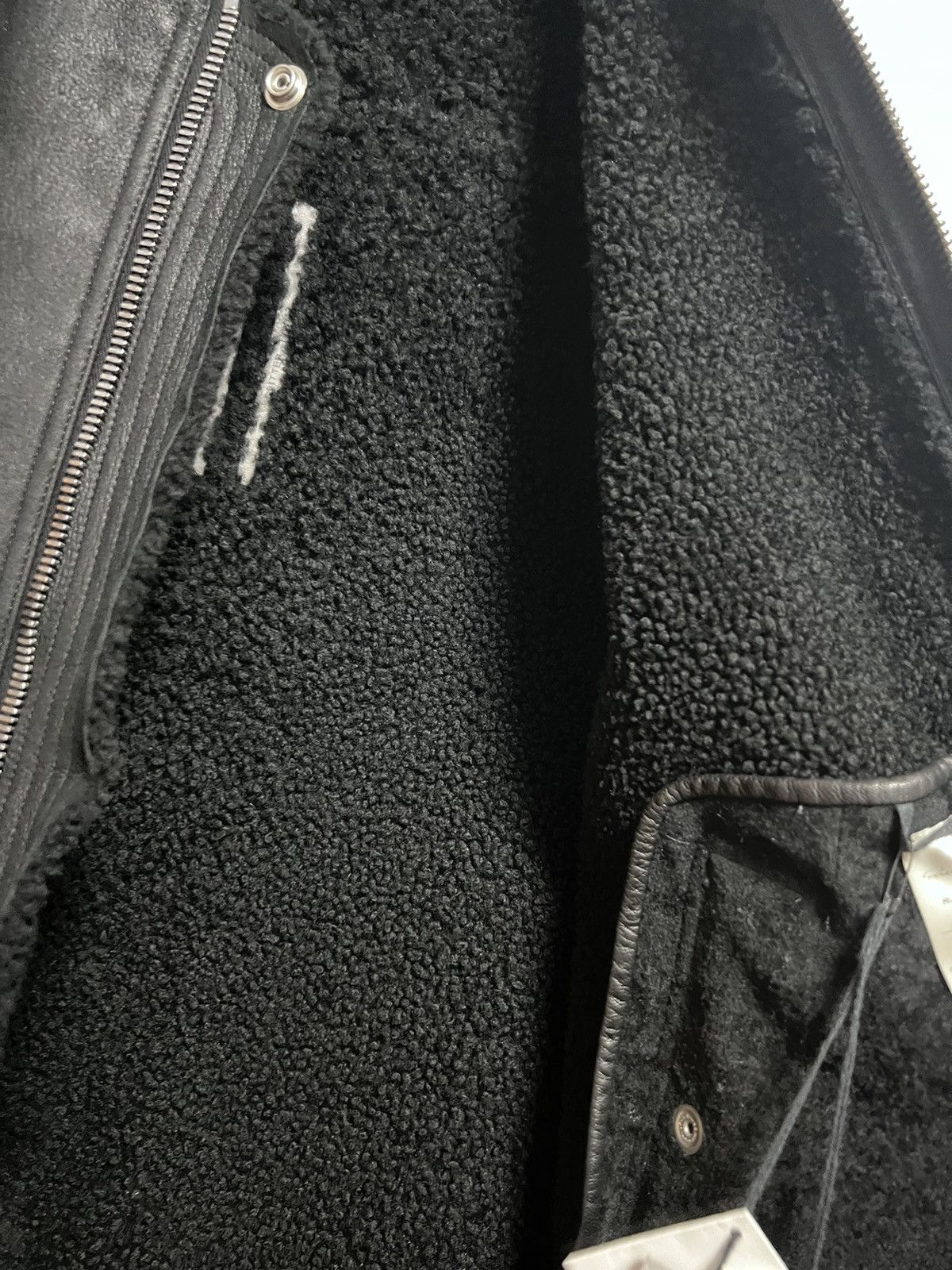 Rick Owens *RARE* Rick Owens Shearling Flight Bomber NEW IT48 Size US M / EU 48-50 / 2 - 8 Thumbnail