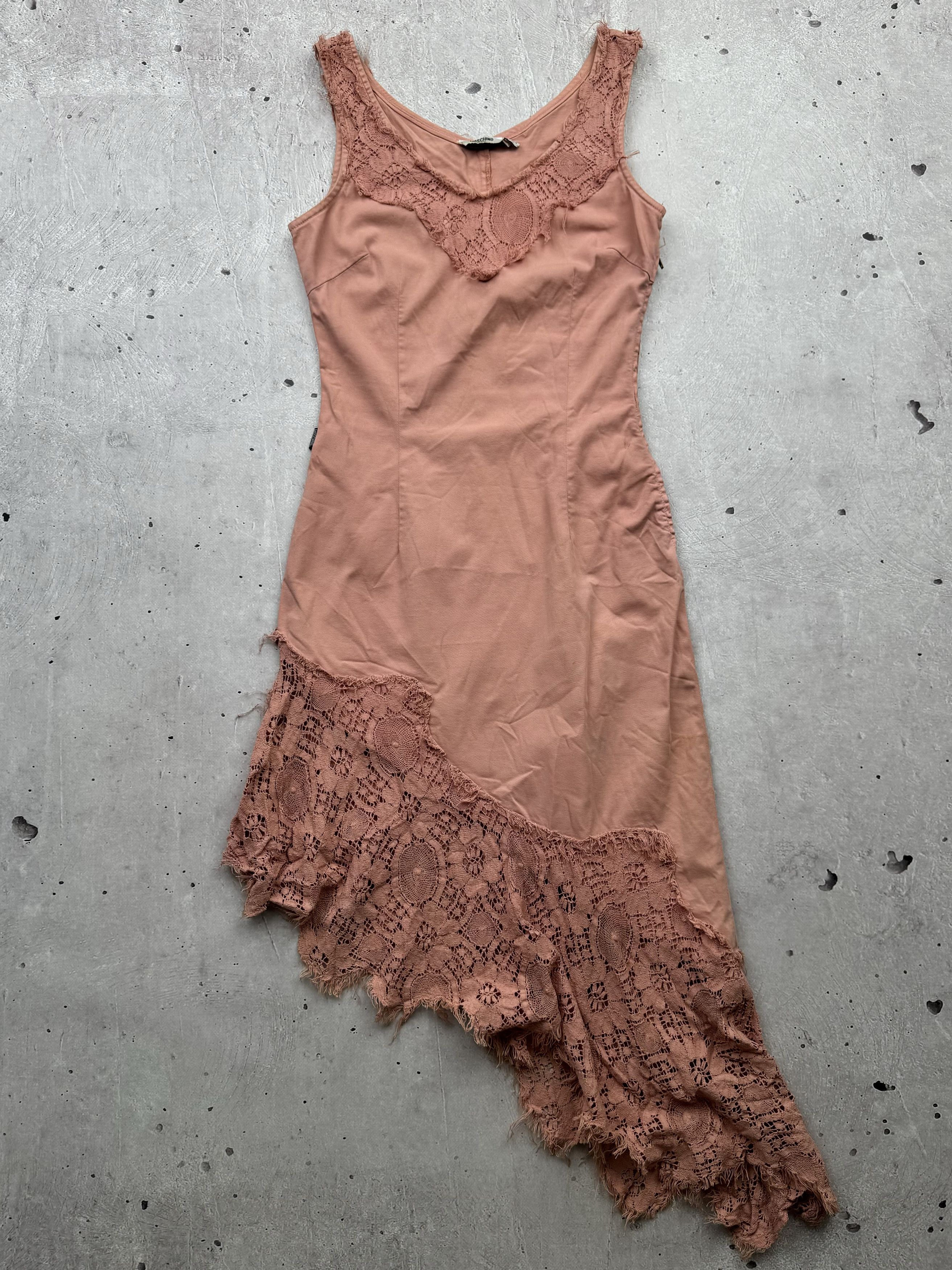 Moschino Vintage Asymmetrical Amazing Midi Dress