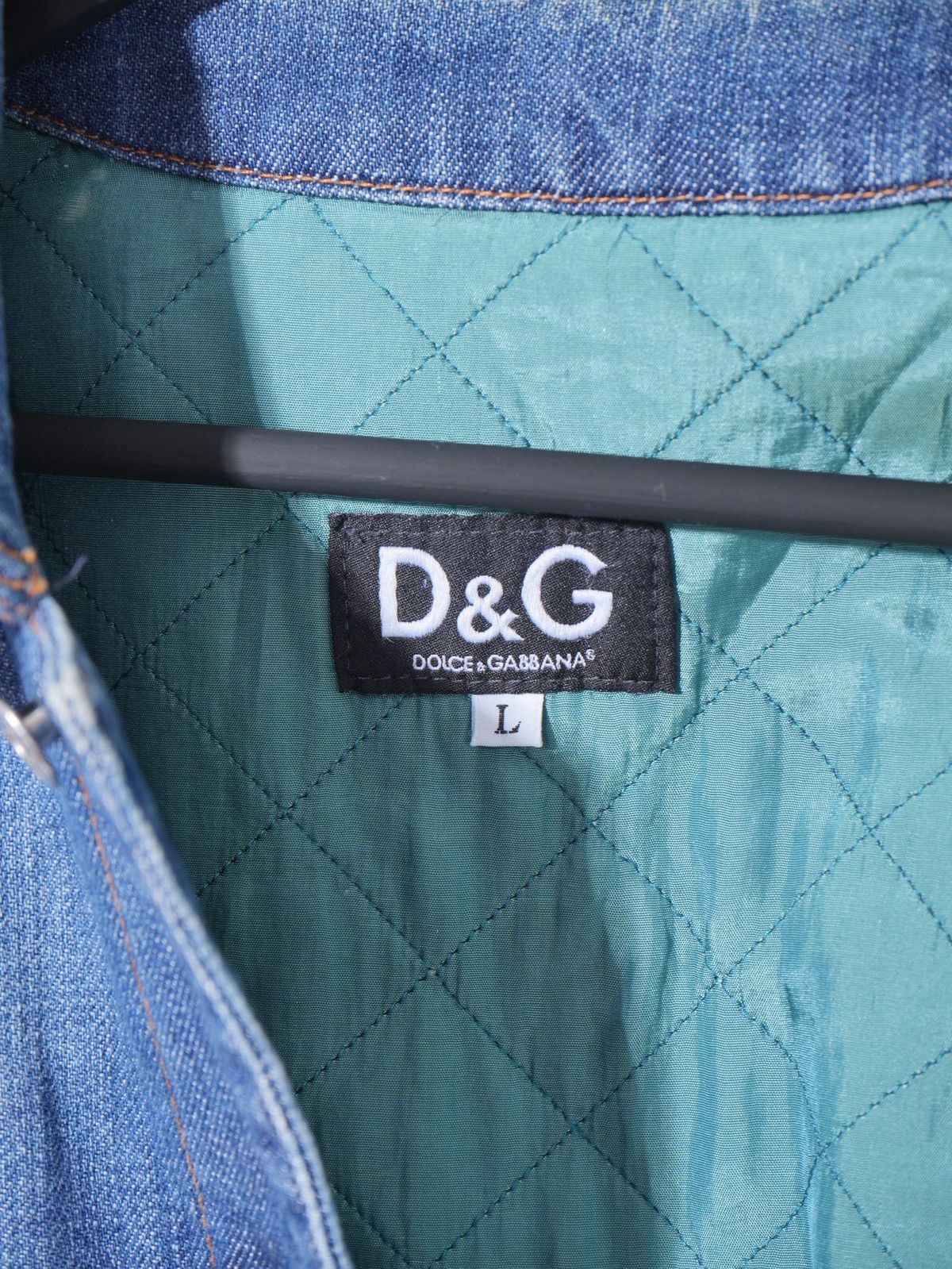 Dolce & Gabbana DG Dolce & Gabbana 2000s Paded Denim Jacket Size US M / EU 48-50 / 2 - 6 Thumbnail