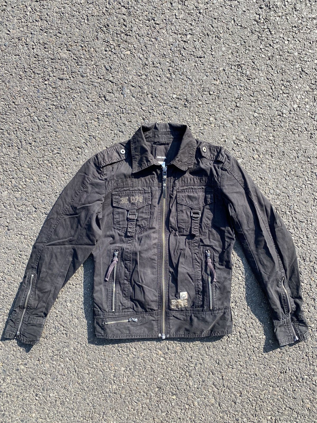 Diesel × Japanese Brand Vintage Diesel Blue Panthers Japan Fighters squadron jacket Size US S / EU 44-46 / 1 - 2 Thumbnail