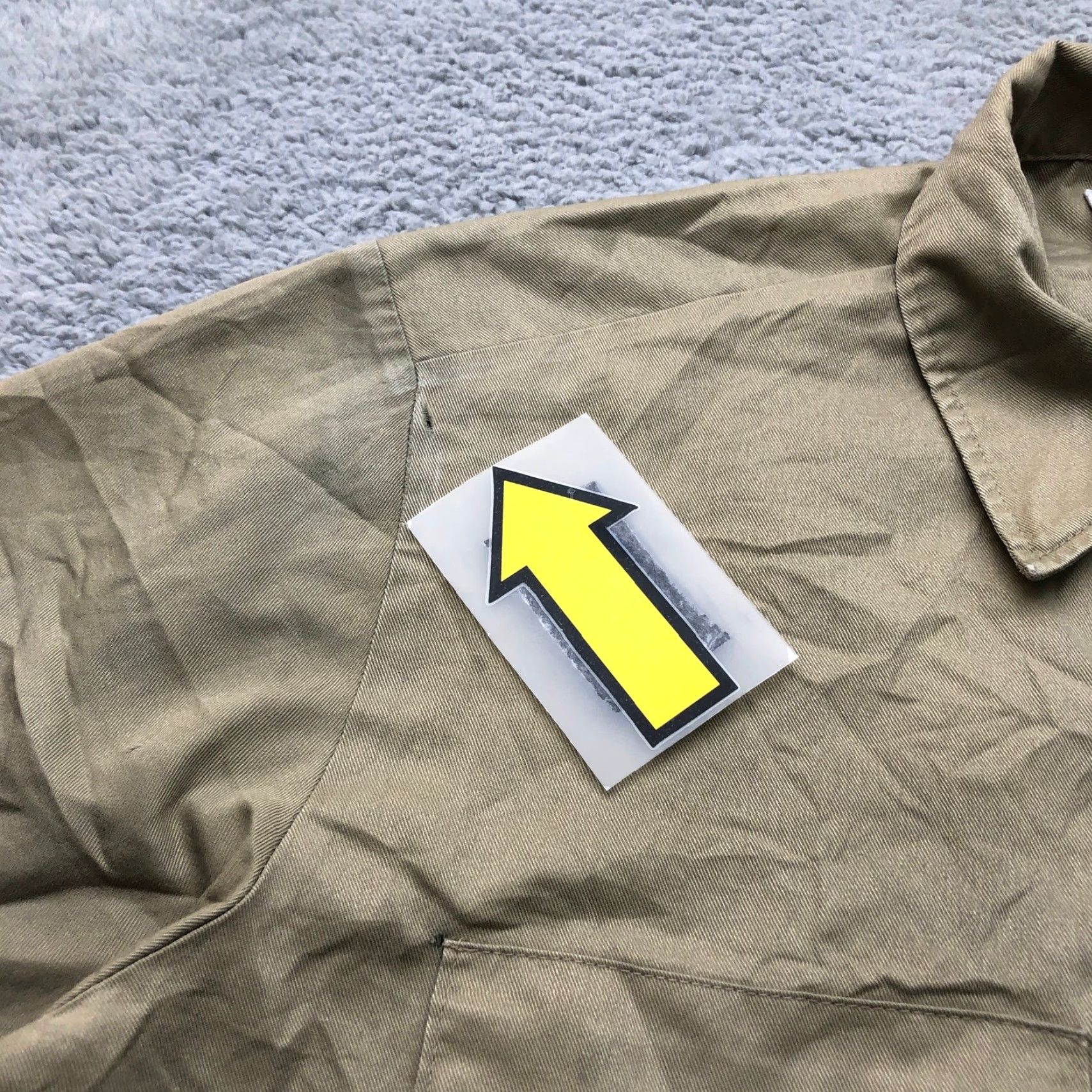 Dickies VINTAGE Dickies Twill Workwear Button Up Shirt Men L Short Sleeve Logo Brown Size US L / EU 52-54 / 3 - 6 Thumbnail