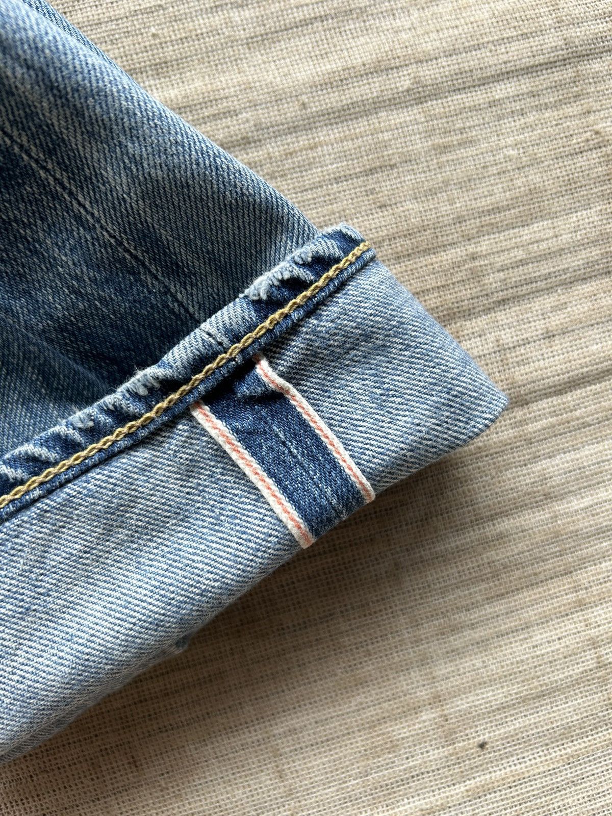 Hysteric Glamour × Japanese Brand Vtg HYSTERIC GLAMOUR XXX Selvedge Distressed denim RARE☠️ Size US 31 - 3 Thumbnail