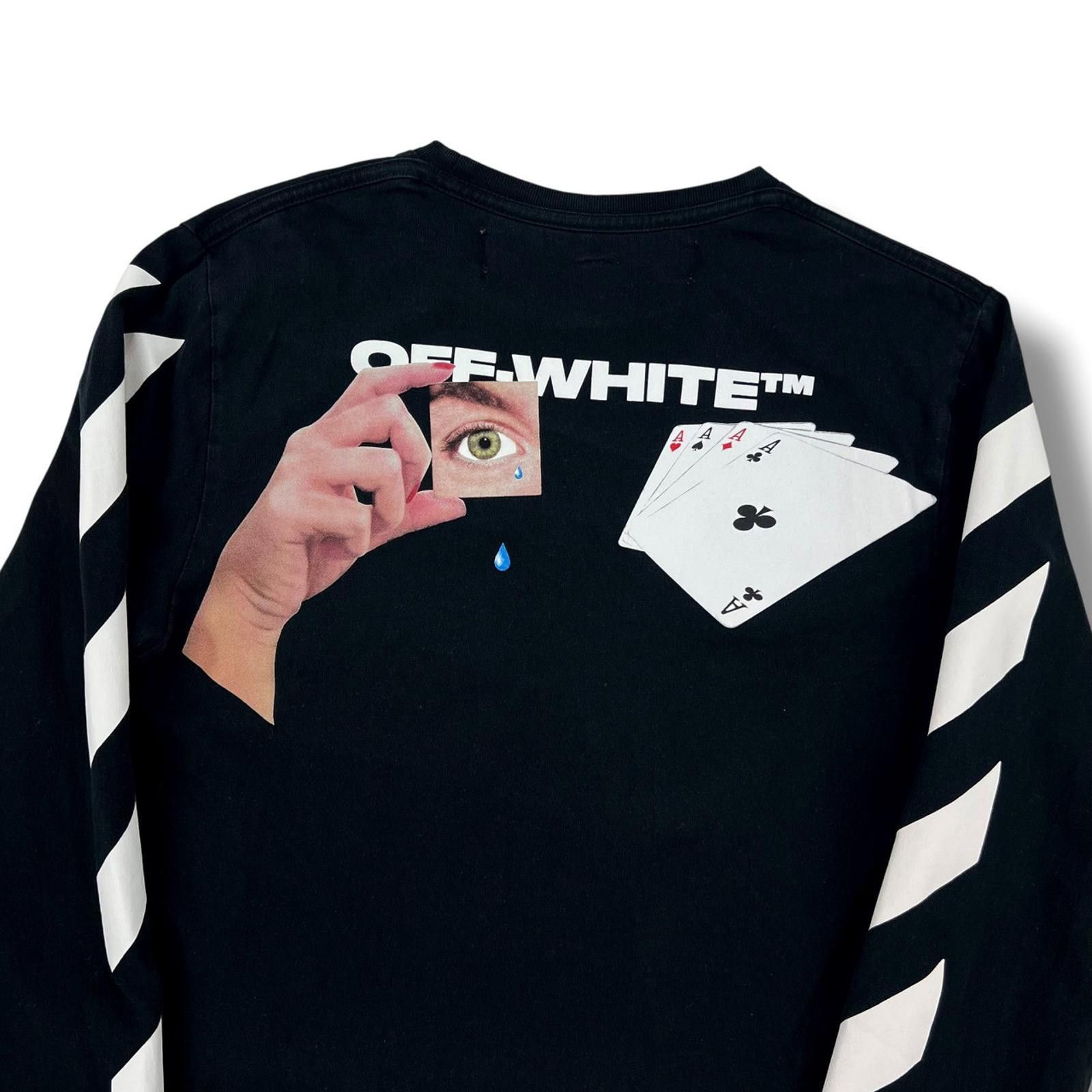 Off-White Off-White Hand Cards Long Sleeve T Shirt Size US S / EU 44-46 / 1 - 1 Thumbnail