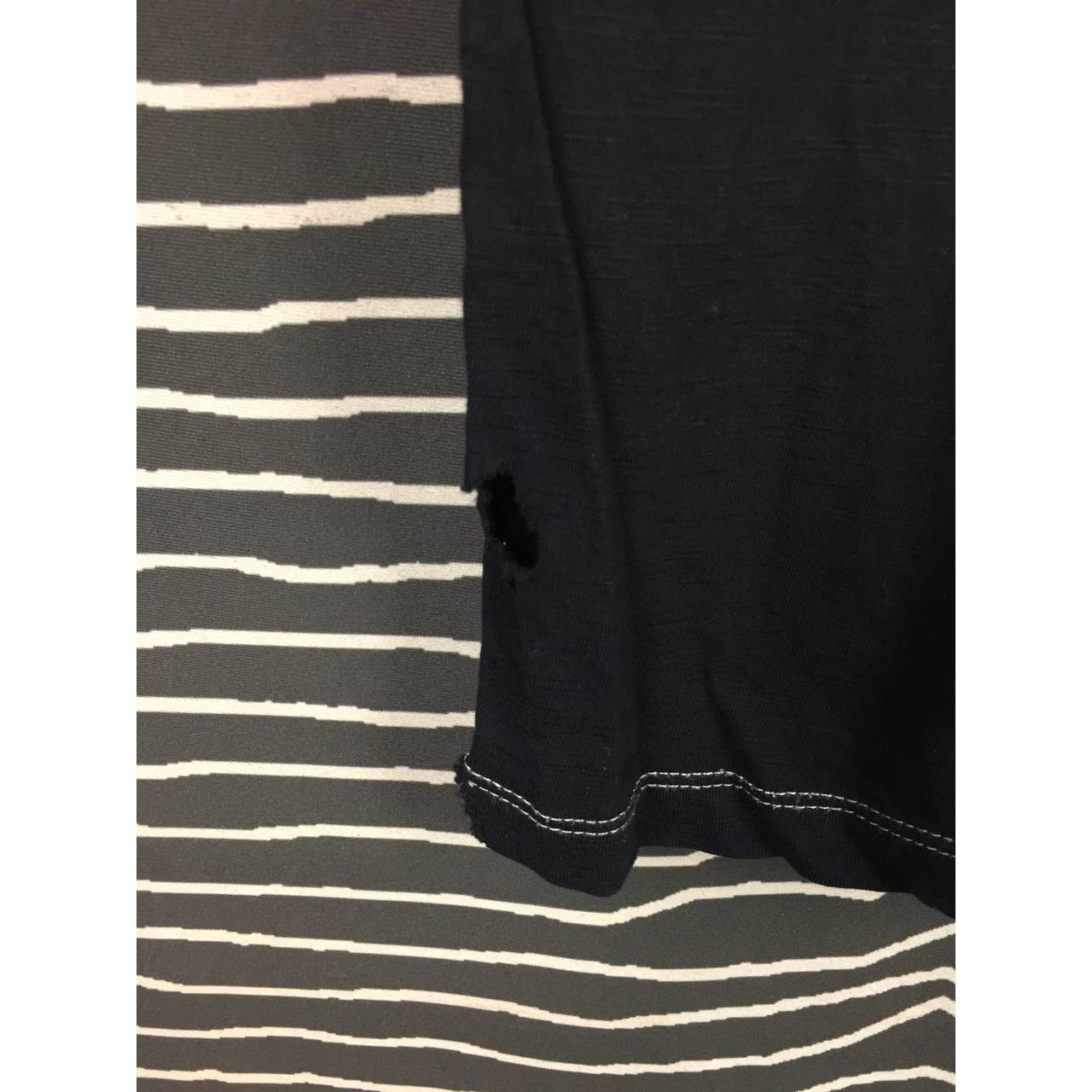 Vintage Distressed Michael Brandon Split V Neck Longsleeve Tee Size US L / EU 52-54 / 3 - 7 Thumbnail