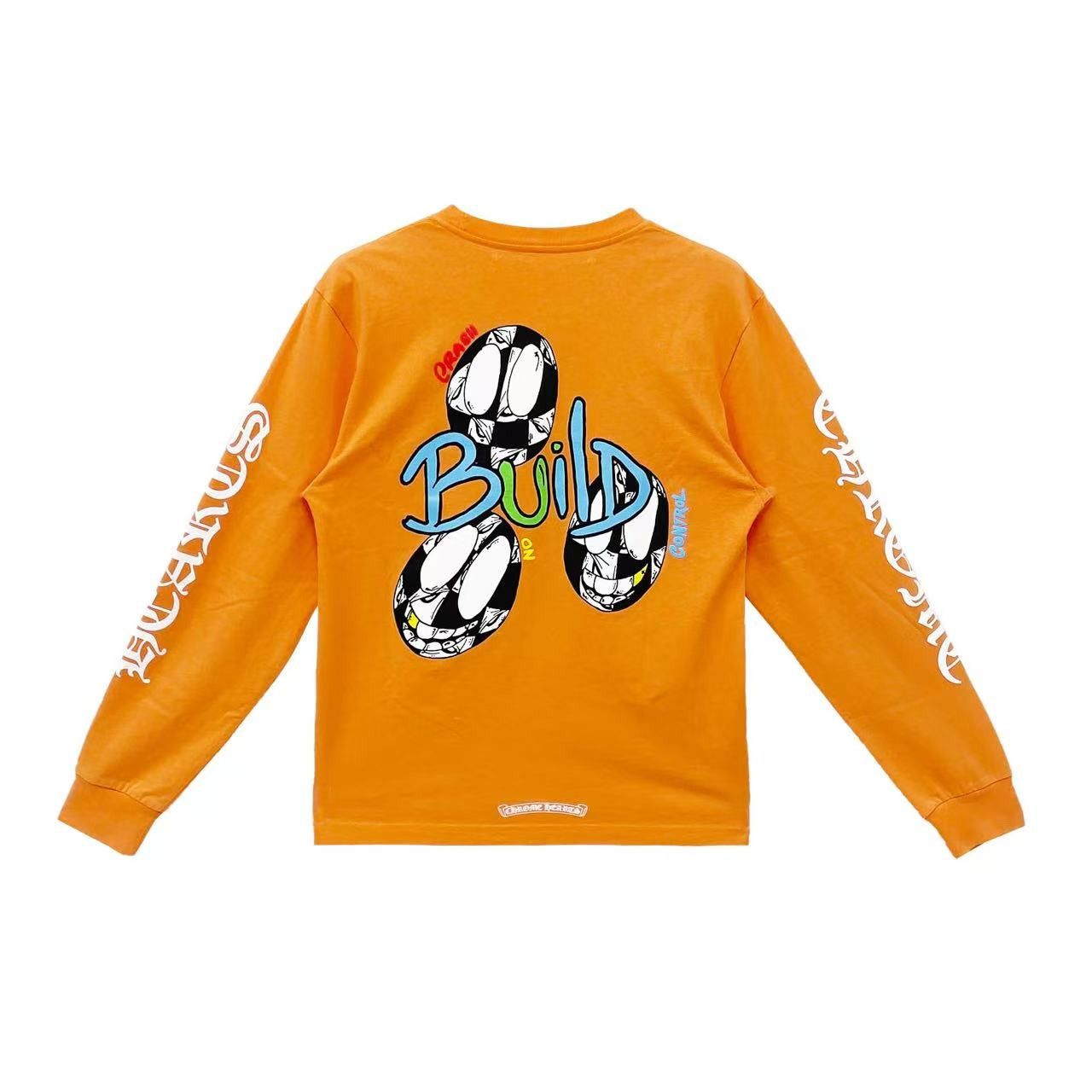 Chrome Hearts Matty Boy Orange Long Sleeve T-Shirt Tee