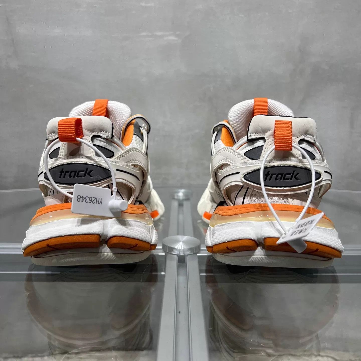 Balenciaga Balenciaga Track White Orange Women's 35 Size US 4.5 / IT 34.5 - 6 Thumbnail