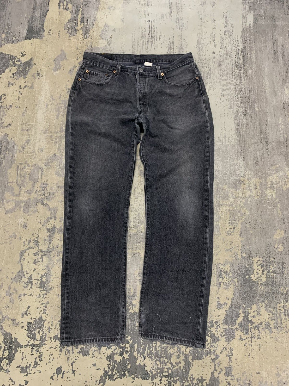 Levi's Vtg Levis 501 Levis Faded Black Wash Jeans W34 Size US 34 / EU 50 - 1 Thumbnail