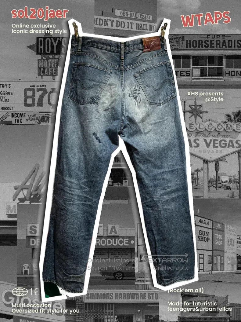 Wtaps Wtaps size S Spider Embroidered Wash Jeans Size US 38 / EU 54 - 2 Thumbnail
