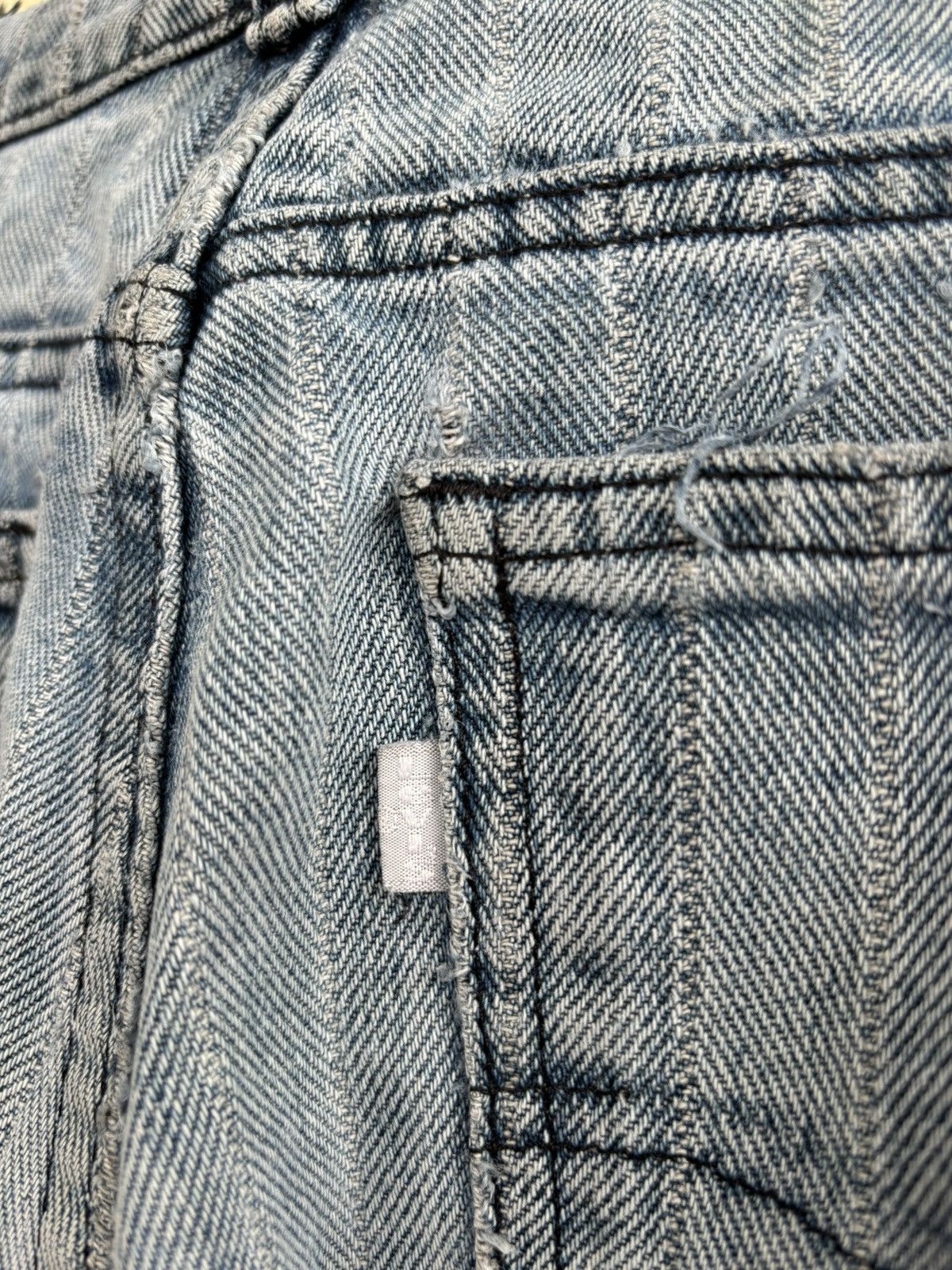 Levi's Vintage 80’s Levi’s 515 Made In USA Distressed Denim Size US 34 / EU 50 - 10 Thumbnail