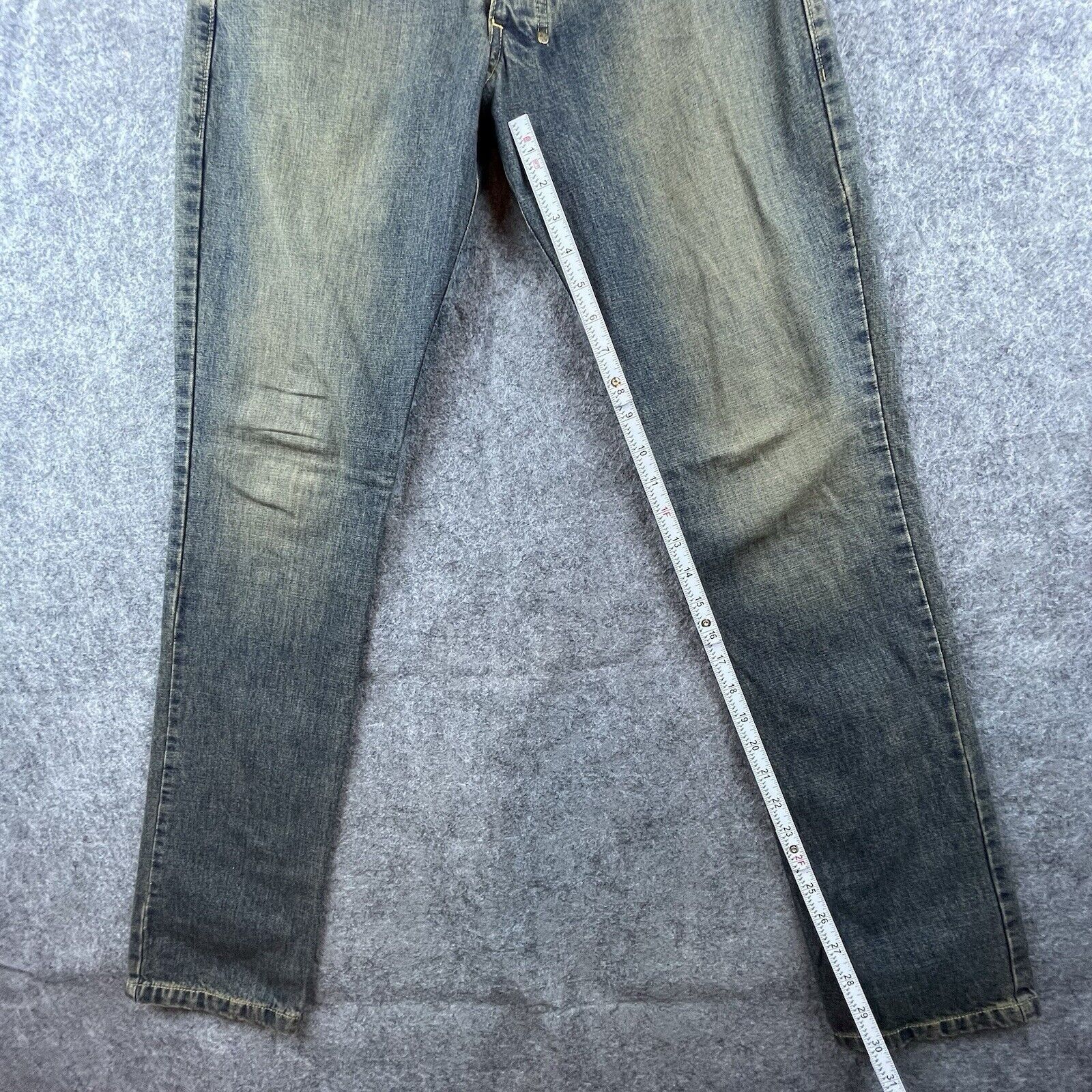 RUFSKIN Rufskin Jeans Mens 30 Dirty Wash Straight 6 Pocket Low Rise Size US 30 / EU 46 - 7 Thumbnail
