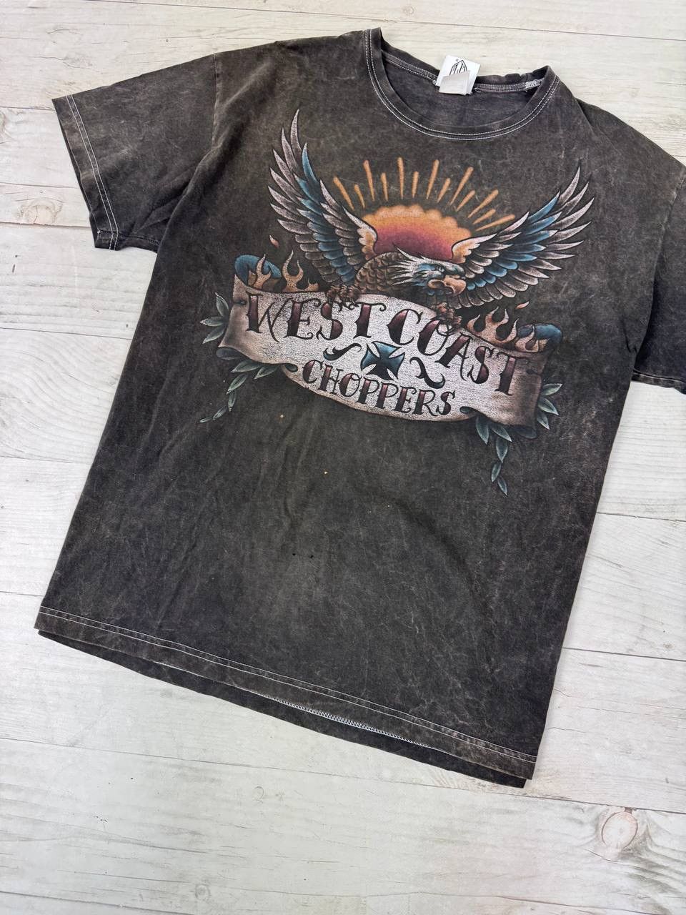 West Coast Choppers Vintage West Coast Choppers Eagle Bike T Shirt Moto 90s USA Size US XL / EU 56 / 4 - 3 Thumbnail