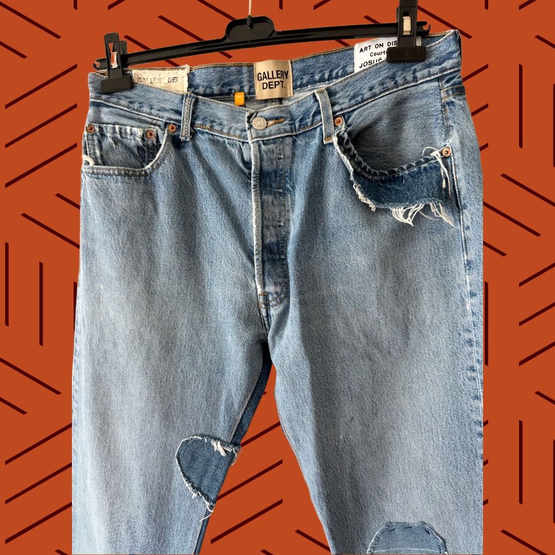 Gallery Dept. GALLERY DEPT. LA FLARE FLARED DENIM JEANS BLUE W33