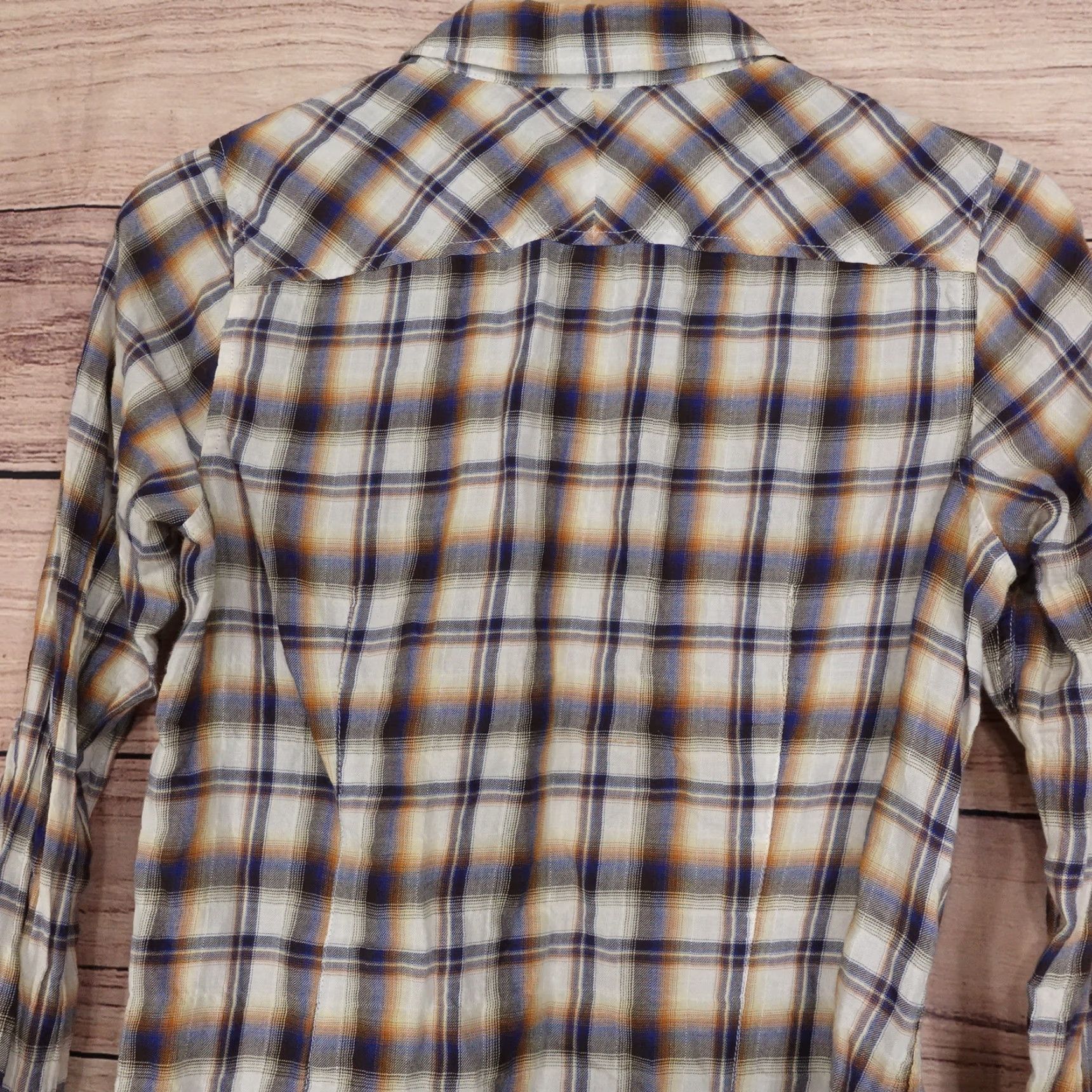 Gap GAP LONG SLEEVE PLAID BUTTON DOWN SHIRT WOMENS SIZE STRETCH S SMALL Size S / US 4 / IT 40 - 4 Thumbnail