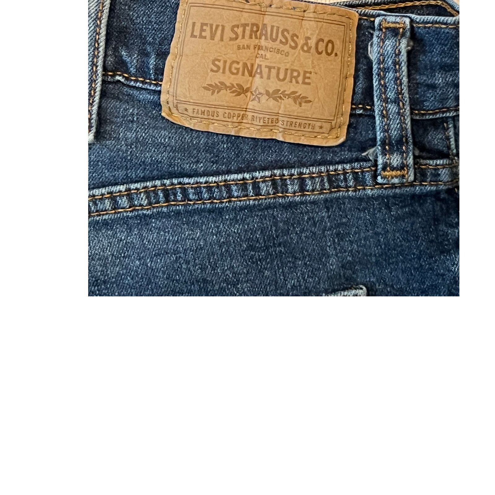 Levi's Levi's Signature Athletic Fit Jeans Mens 40x32 Size US 40 / EU 56 - 5 Thumbnail