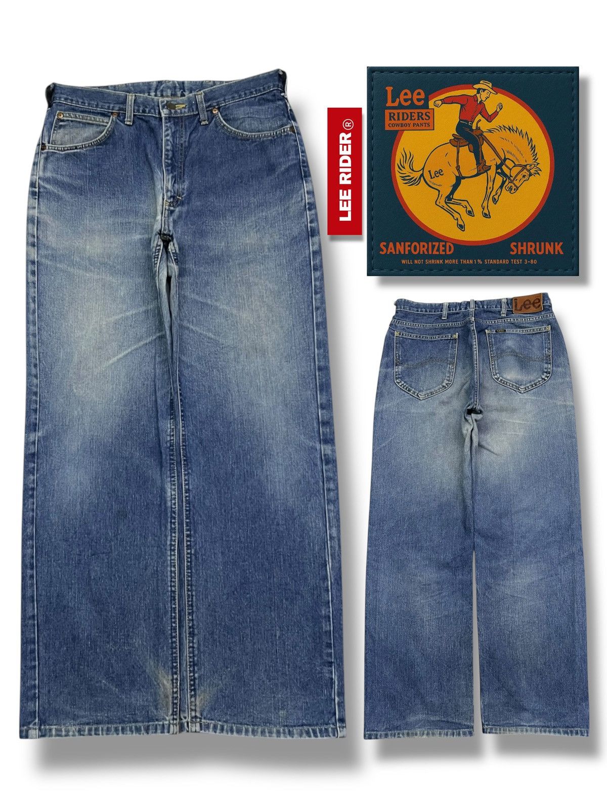 Lee Vintage Lee Riders Made in Japan Jeans Classic Blue Denim Size US 32 / EU 48 - 1 Thumbnail