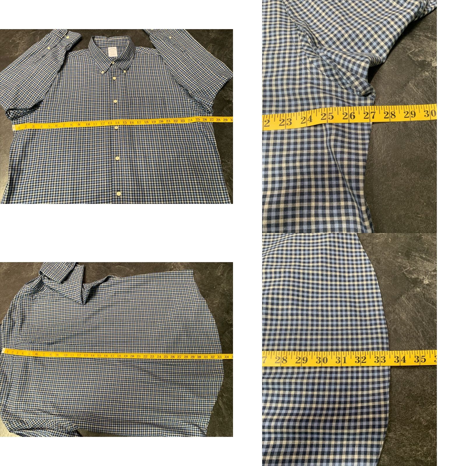 Brooks Brothers Brooks Brothers Regent Blue Plaid Dress Shirt Men XXL Long Sleeve Button-Down Collared 1818 Size US XXL / EU 58 / 5 - 8 Thumbnail