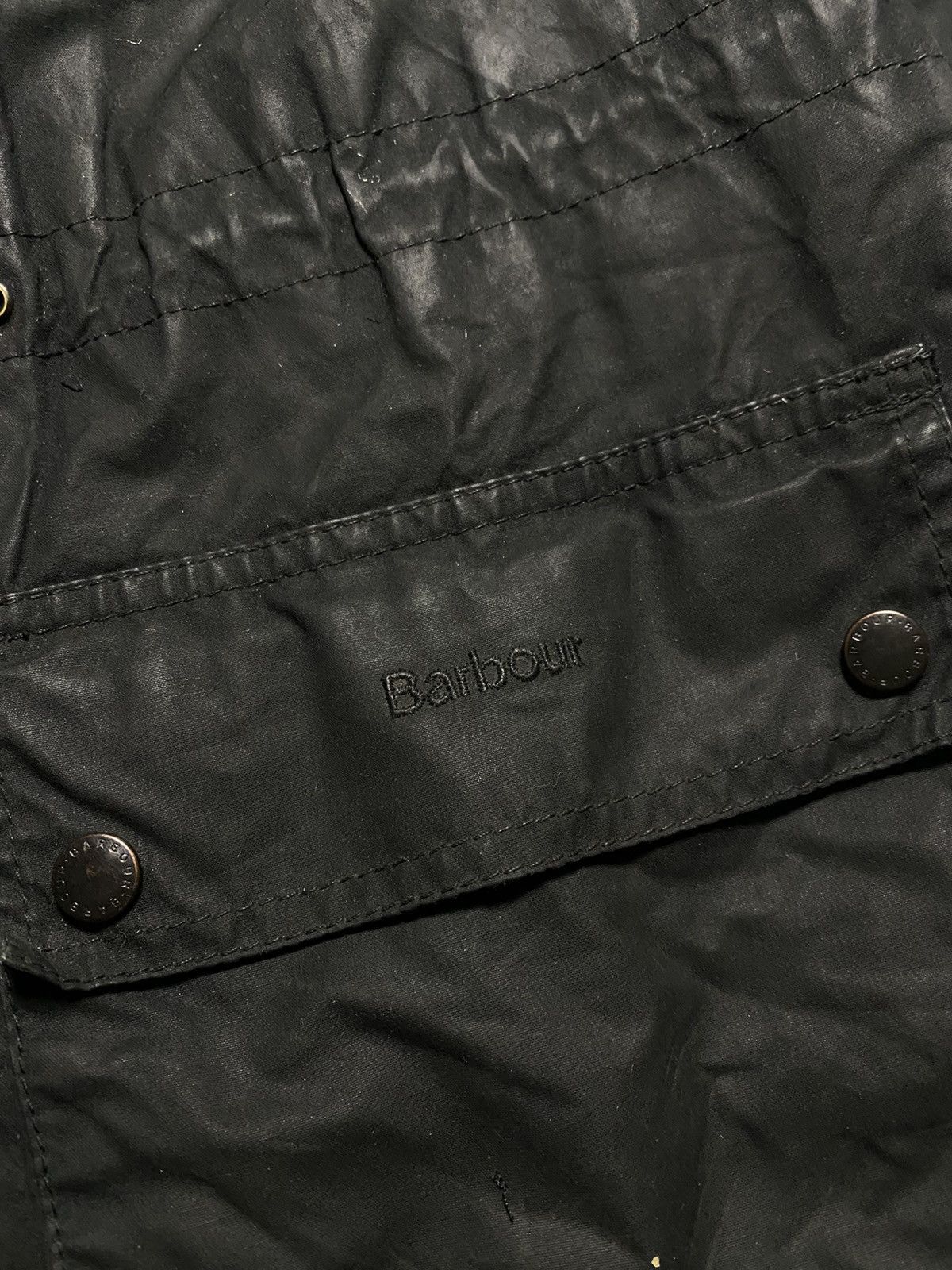 Barbour Vintage Barbour Cassley Waxed Jacket LWX1080BK71 Size XL / US 12-14 / IT 48-50 - 9 Thumbnail