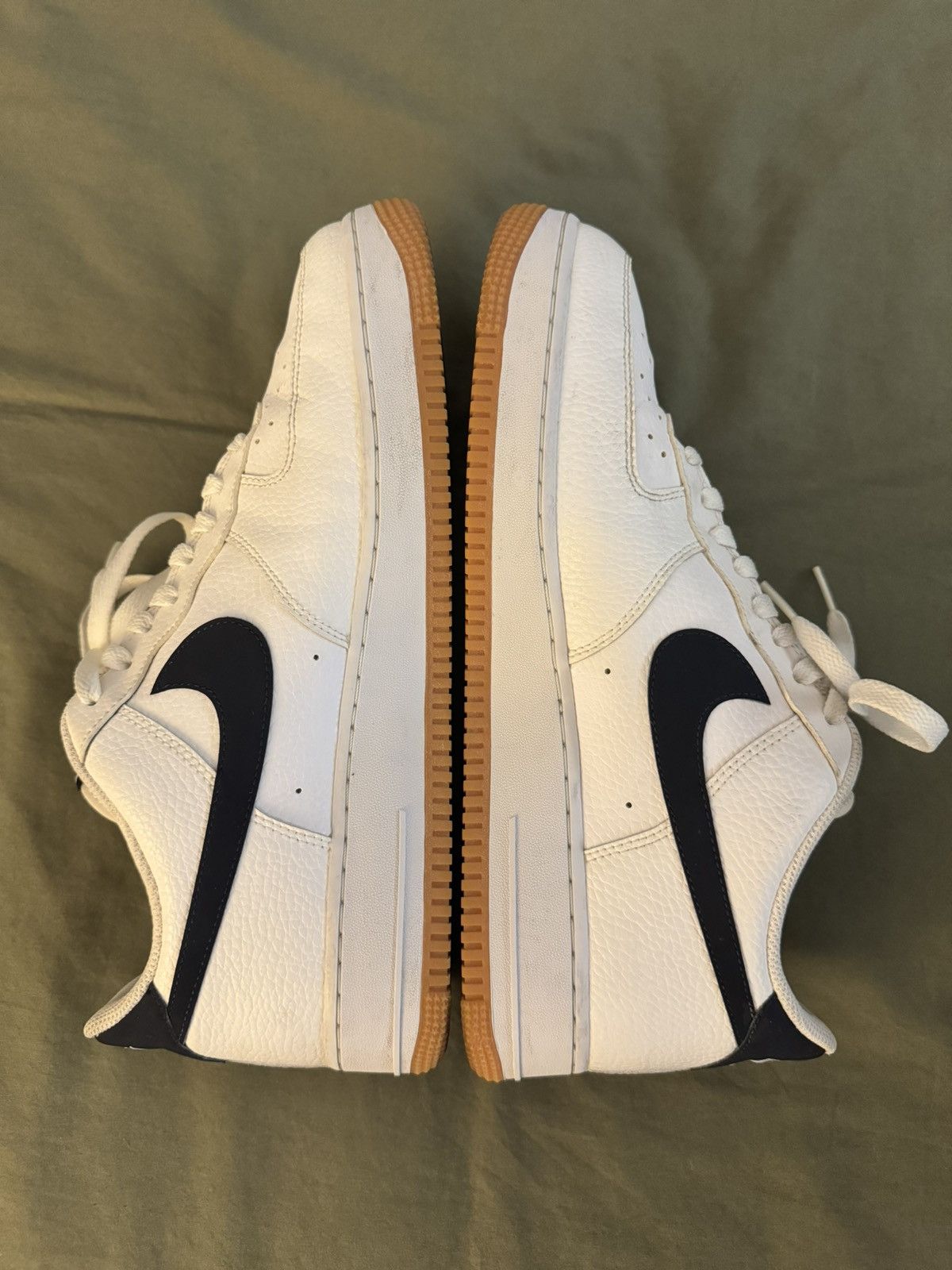 Nike Air Force 1 AF1 Low ‘07 White Obsidian Gum 11.5 Size US 11.5 / EU 44-45 - 5 Thumbnail