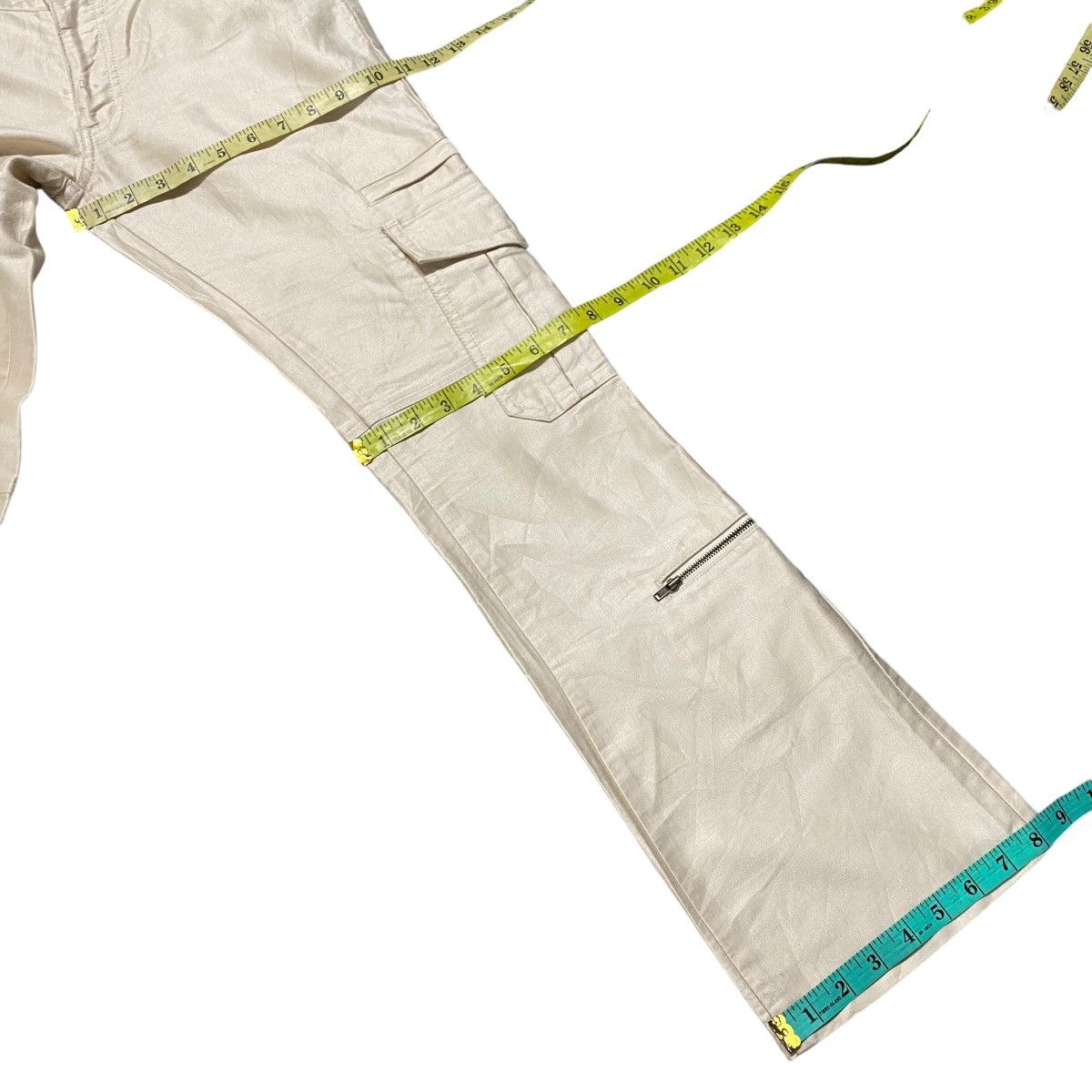 Schlussel Schlussel Cargo Flare Pants Shining Size US 29 - 18 Thumbnail
