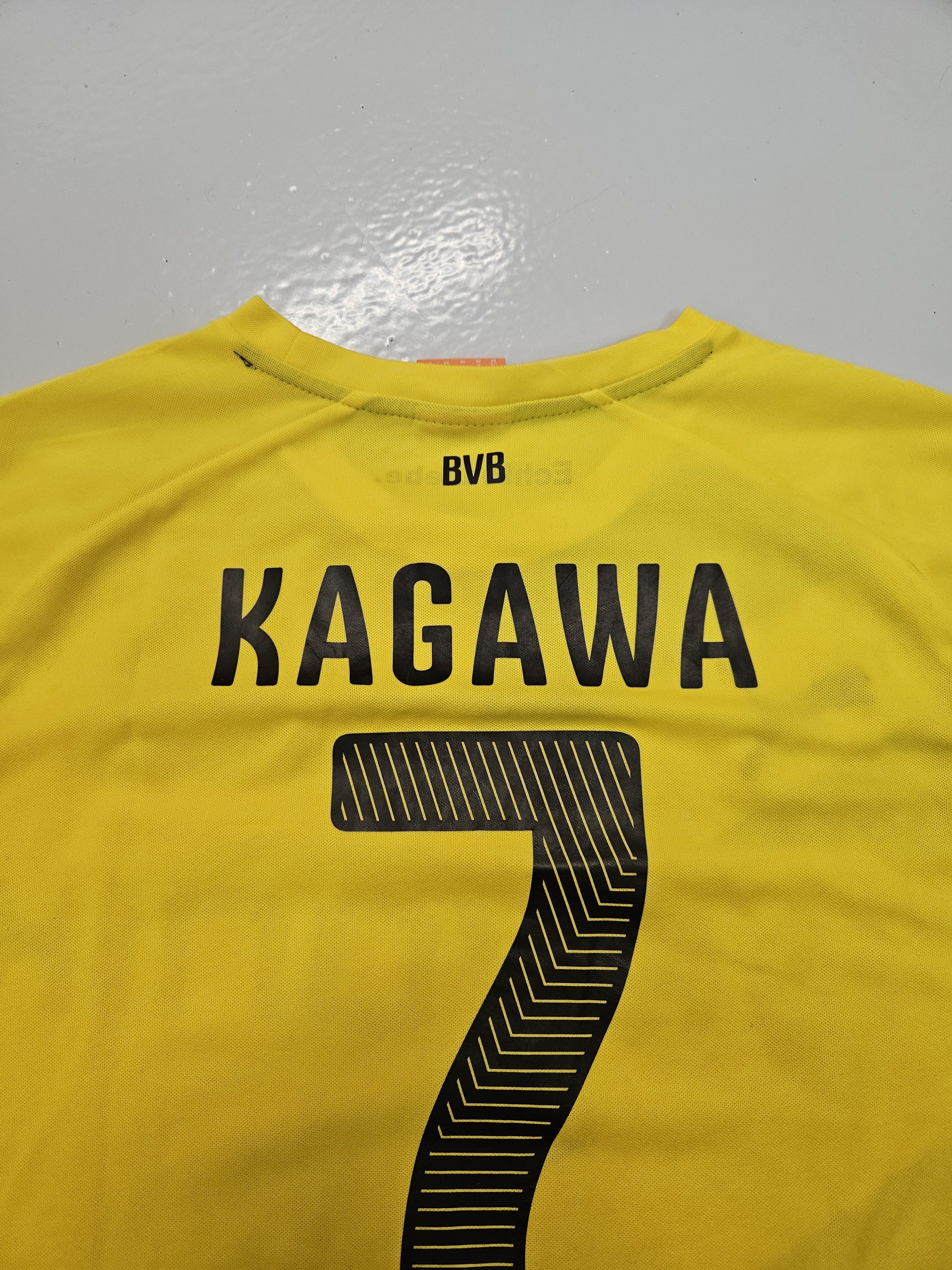 Puma Borussia Dortmund 2014 jersey longsleeve #7 Shinji Kagawa Size US M / EU 48-50 / 2 - 9 Thumbnail