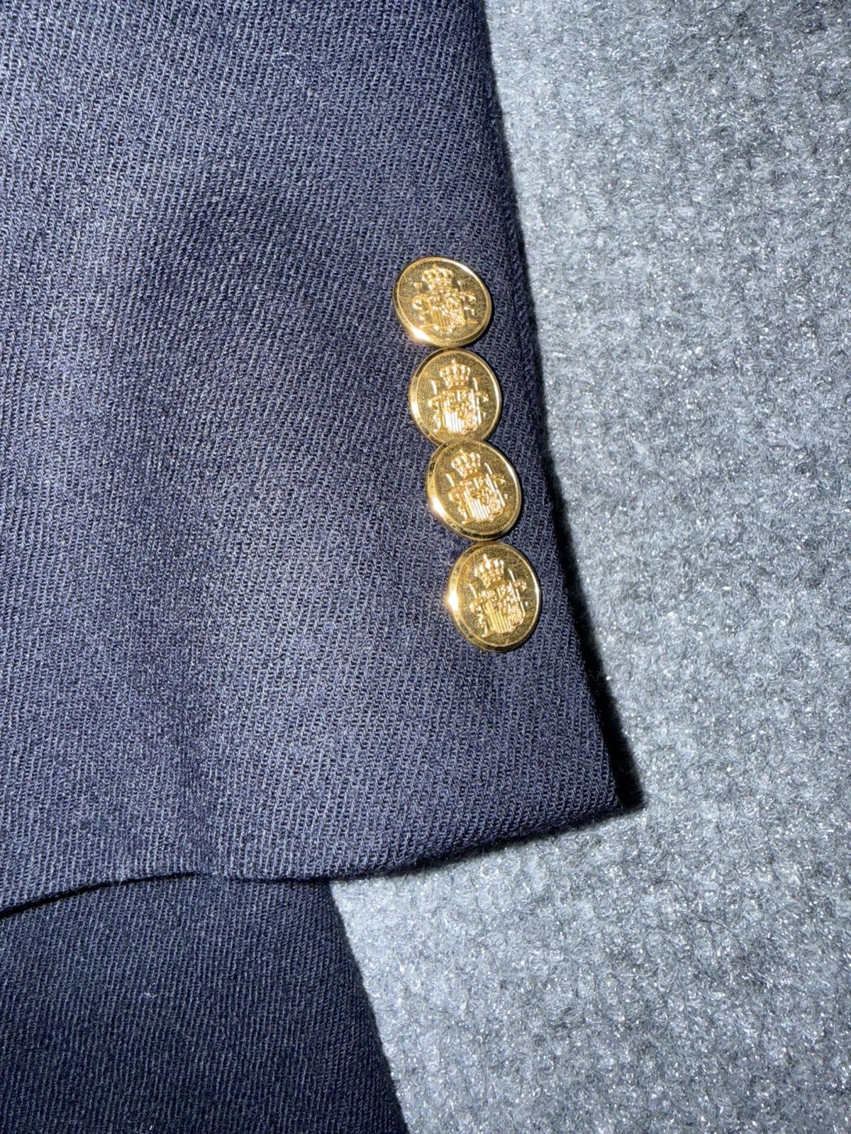 Chaps Ralph Lauren Vintage Chaps Ralph Lauren Navy Blazer USA Wool Size 40R - 5 Thumbnail