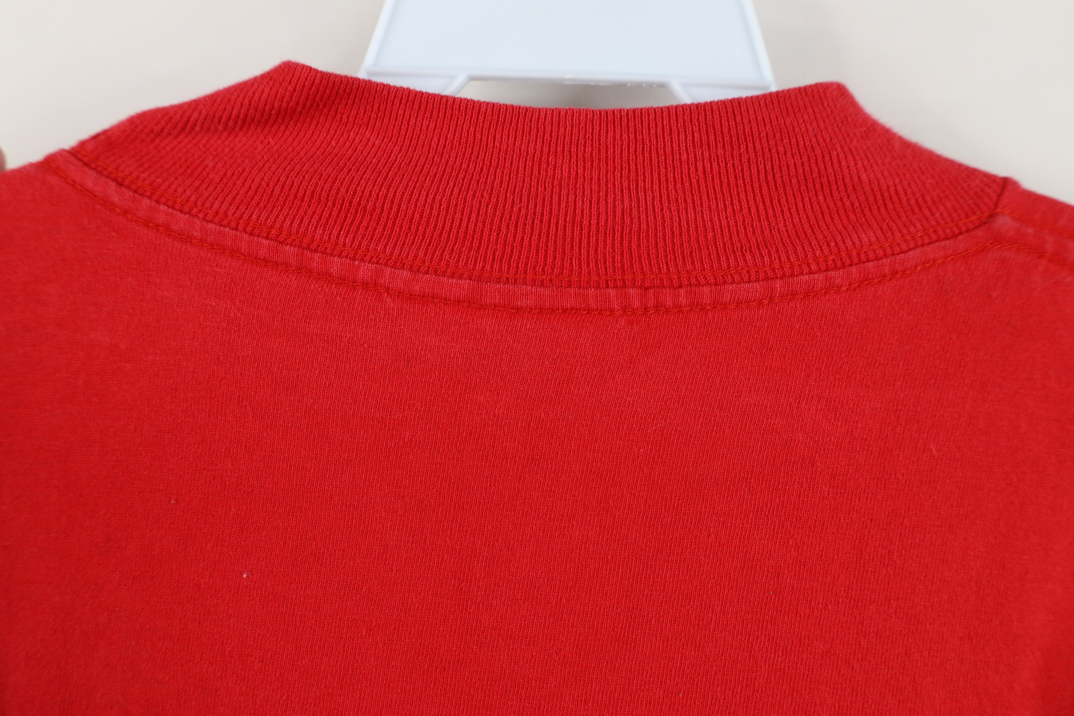Puma Vintage 90s Puma Red Wings Hockey Mock Neck T-Shirt Red Size US XXL / EU 58 / 5 - 10 Thumbnail