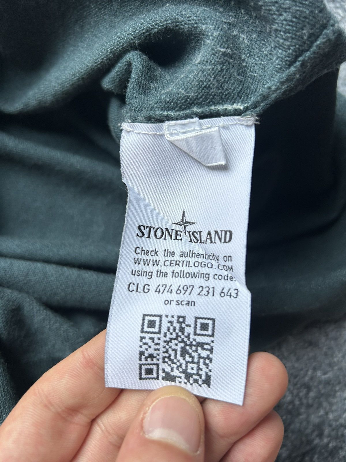 Stone Island Stone Island Hoodie Compass Patch Grey Size M Size US XL / EU 56 / 4 - 6 Thumbnail