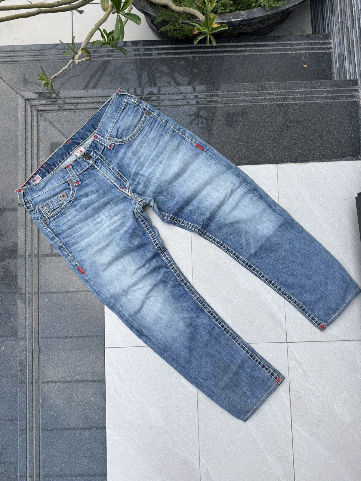 True Religion 90’s TRUE RELIGION RARE POCKET LOGO Y2K VINTAGE RETRO PANTS Size US 38 / EU 54 - 2 Thumbnail