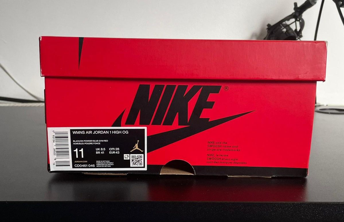 Jordan Brand × Nike Jordan 1 WMNS HIGH OG - UNC TO CHICAGO Size US 9.5 / EU 42-43 - 5 Thumbnail