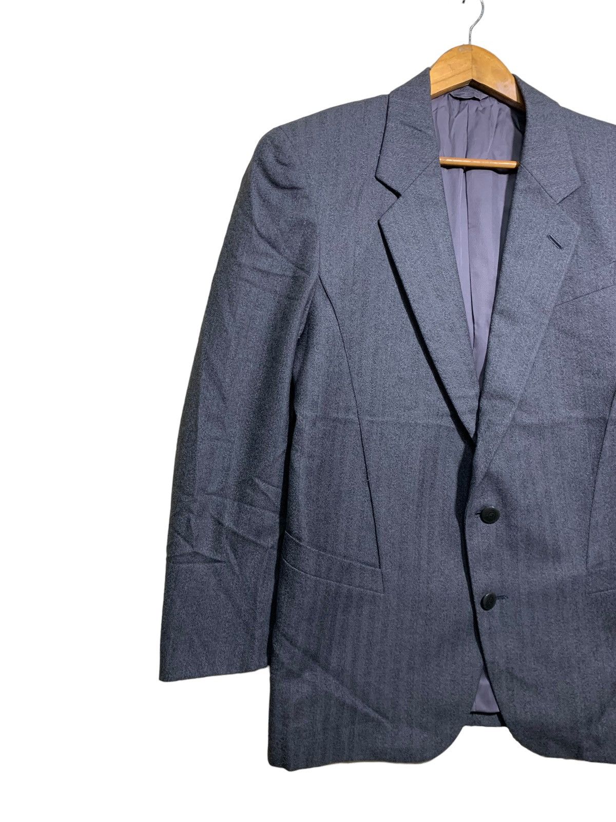 Thierry Mugler 🔥THIERRY MUGLER GREY MENS BLAZER JACKET Size US M / EU 48-50 / 2 - 3 Thumbnail