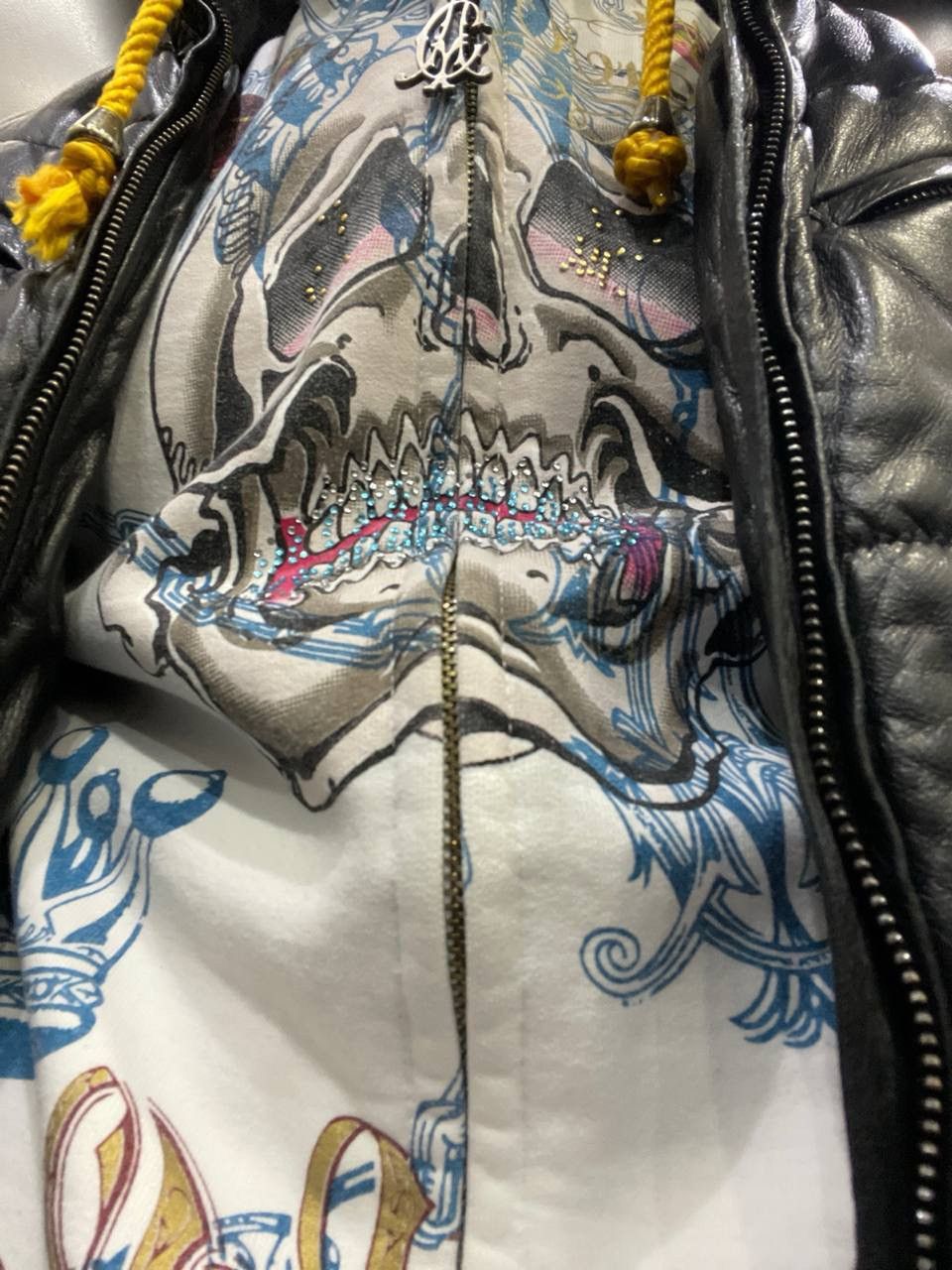 Christian Audigier × Ed Hardy Christian Audigier Ed Hardy Zip-Up Hoodie Size US M / EU 48-50 / 2 - 16 Thumbnail