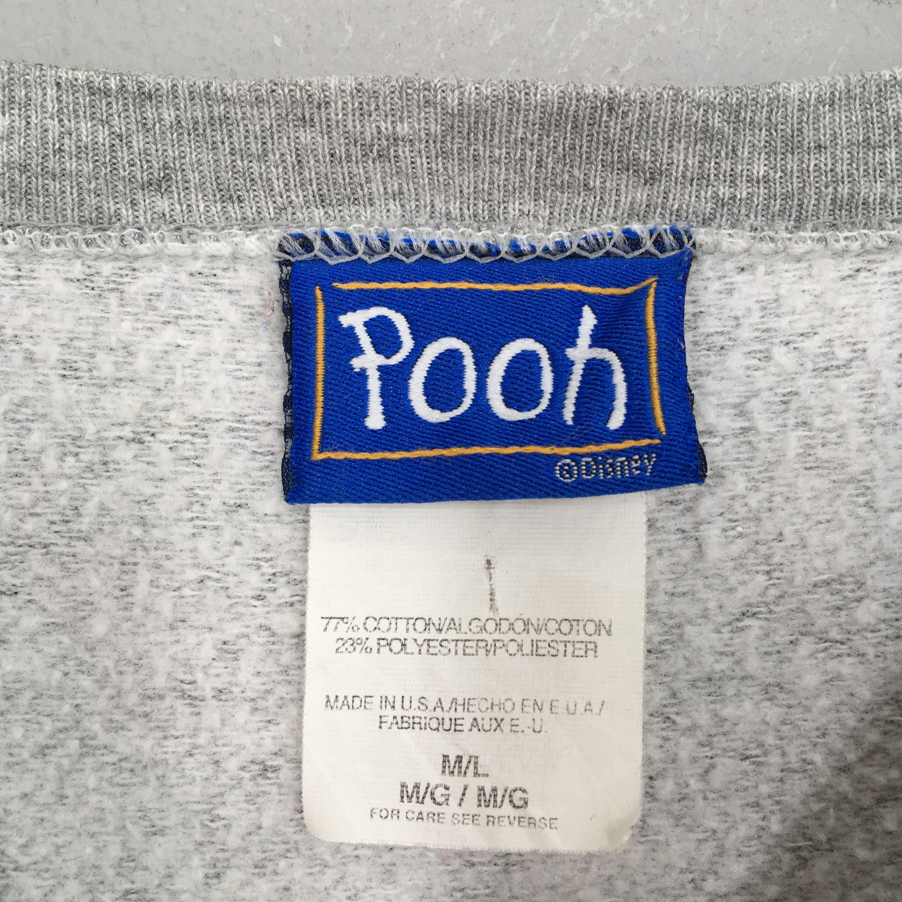 Disney Vintage Winnie The Pooh And Friends Sweatshirt Large Size US L / EU 52-54 / 3 - 4 Thumbnail