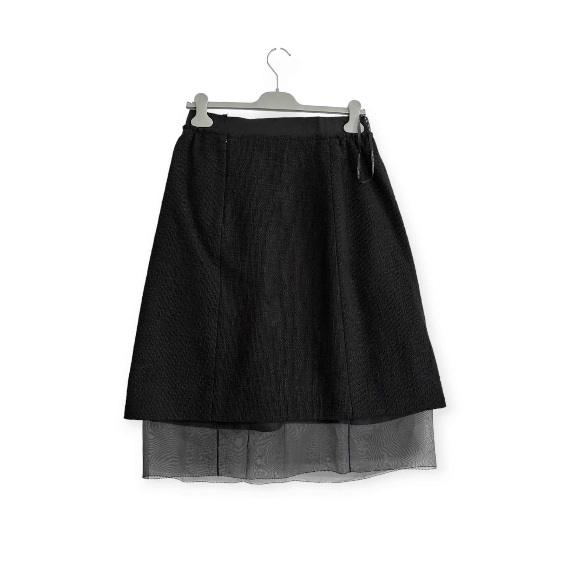 Marc Jacobs NWT MARC JACOBS Collection black skirt with tulle detail, Si Size 30" / US 8 / IT 44 - 2 Thumbnail