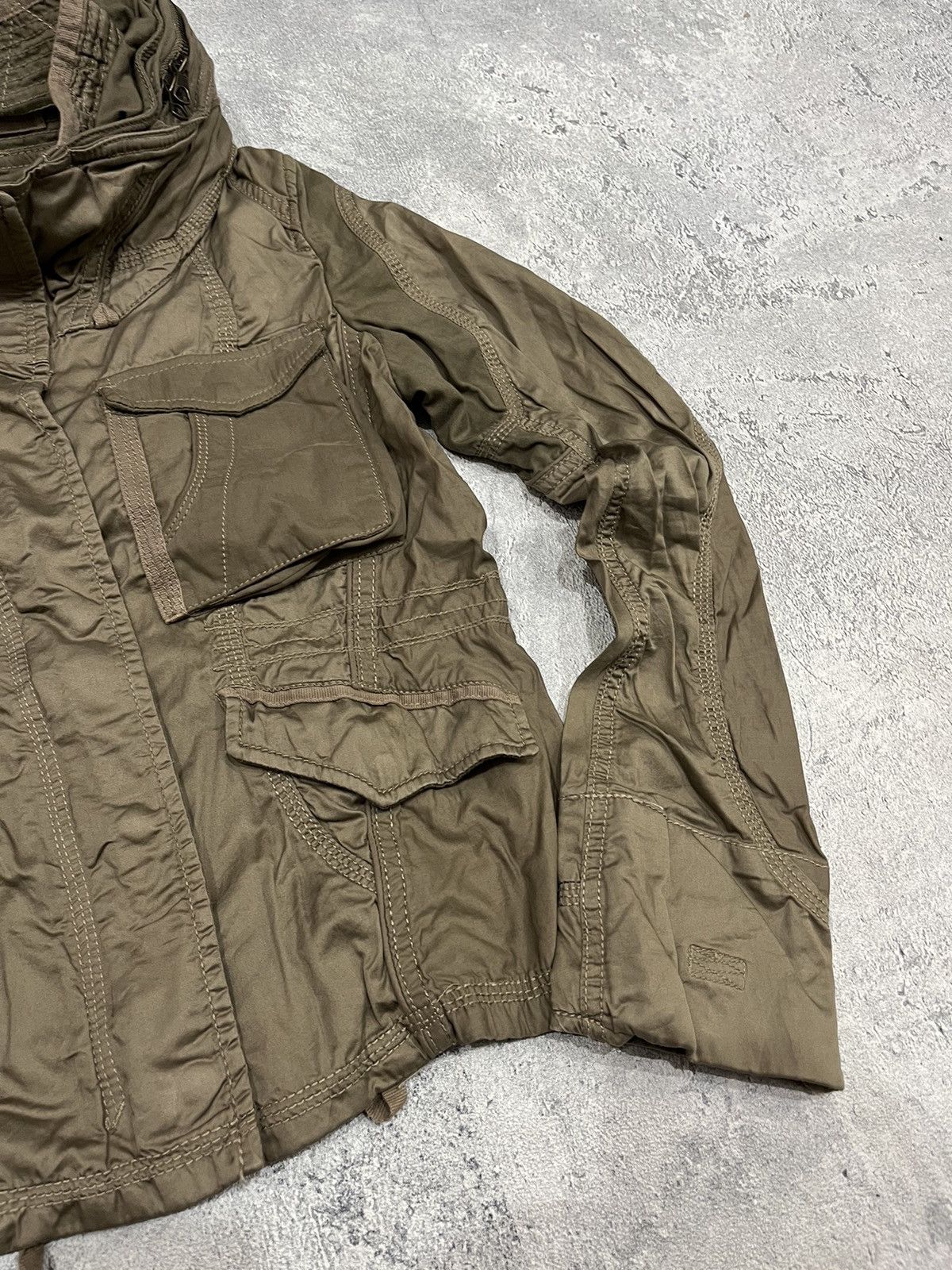2000s G.O.A - Bono Cyber Military Jacket