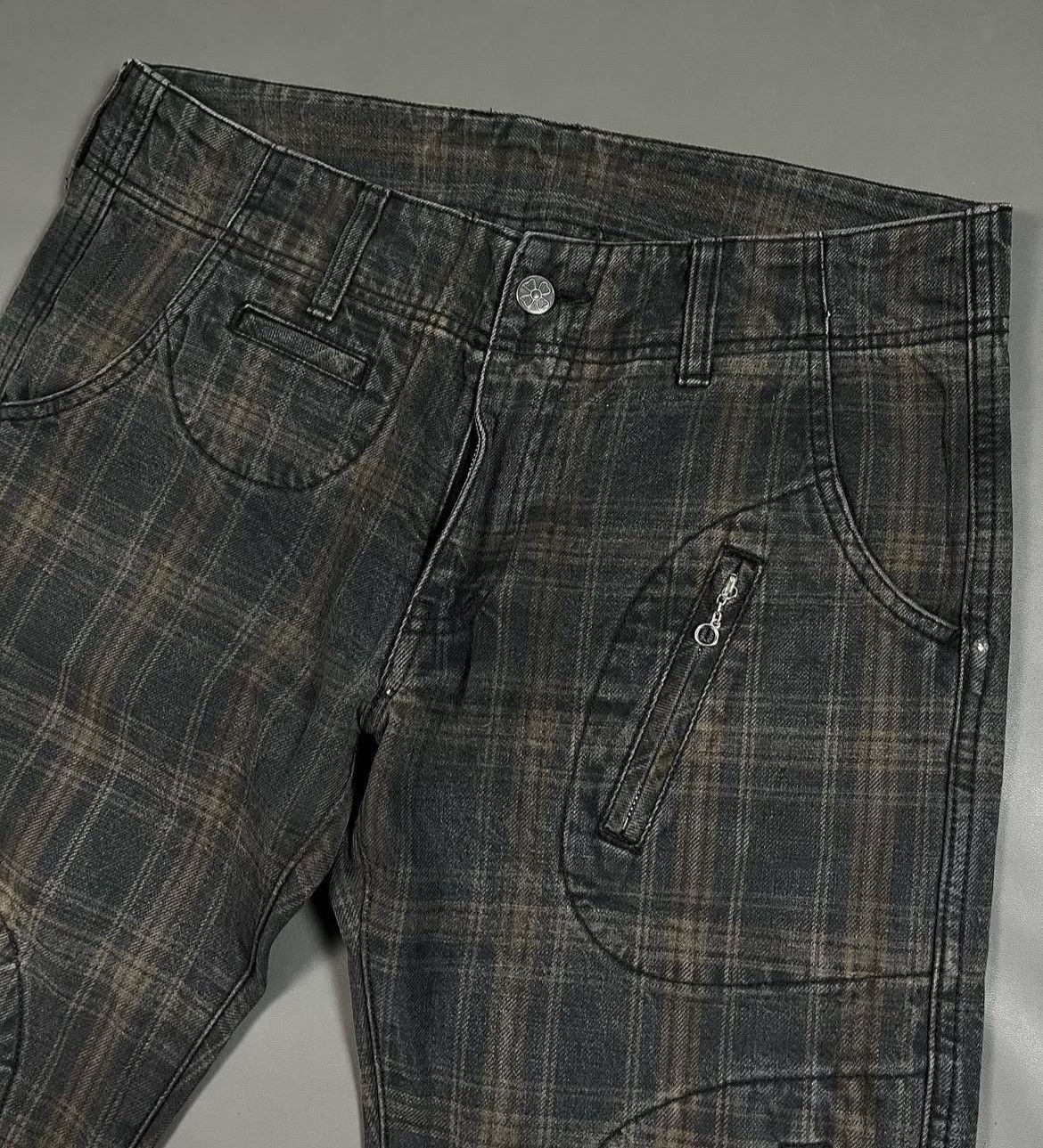 If Six Was Nine 2000s Ozone Rocks Hysteric Glamour Tartan Knee y2k Lgb Size US 32 / EU 48 - 4 Thumbnail