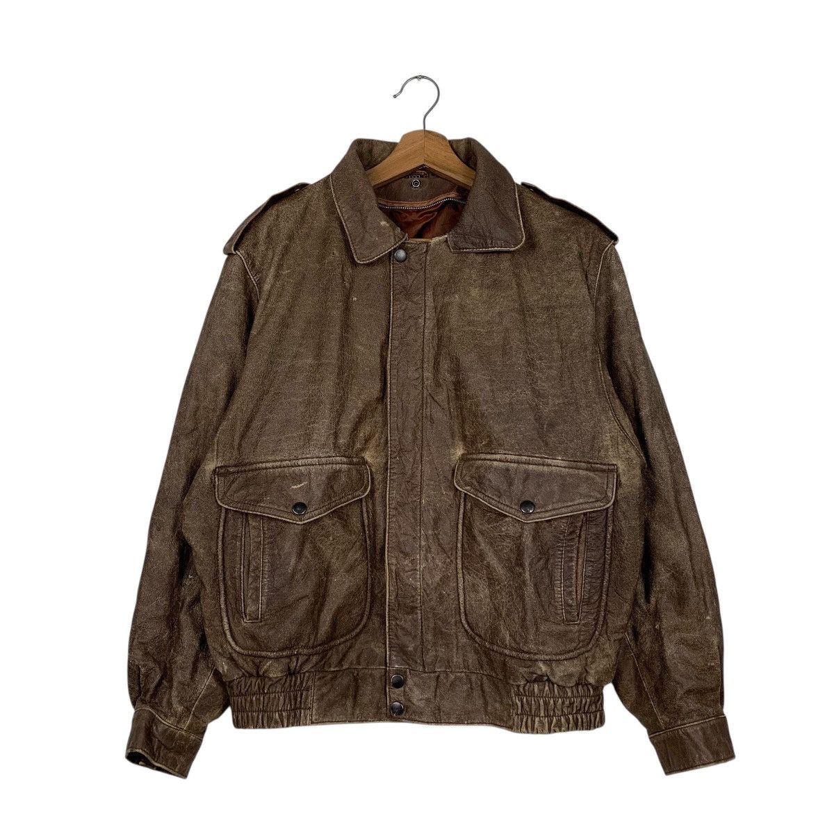 Japanese Brand Japanese Brand Motorcycle Leather Jacket Size US M / EU 48-50 / 2 - 1 Thumbnail