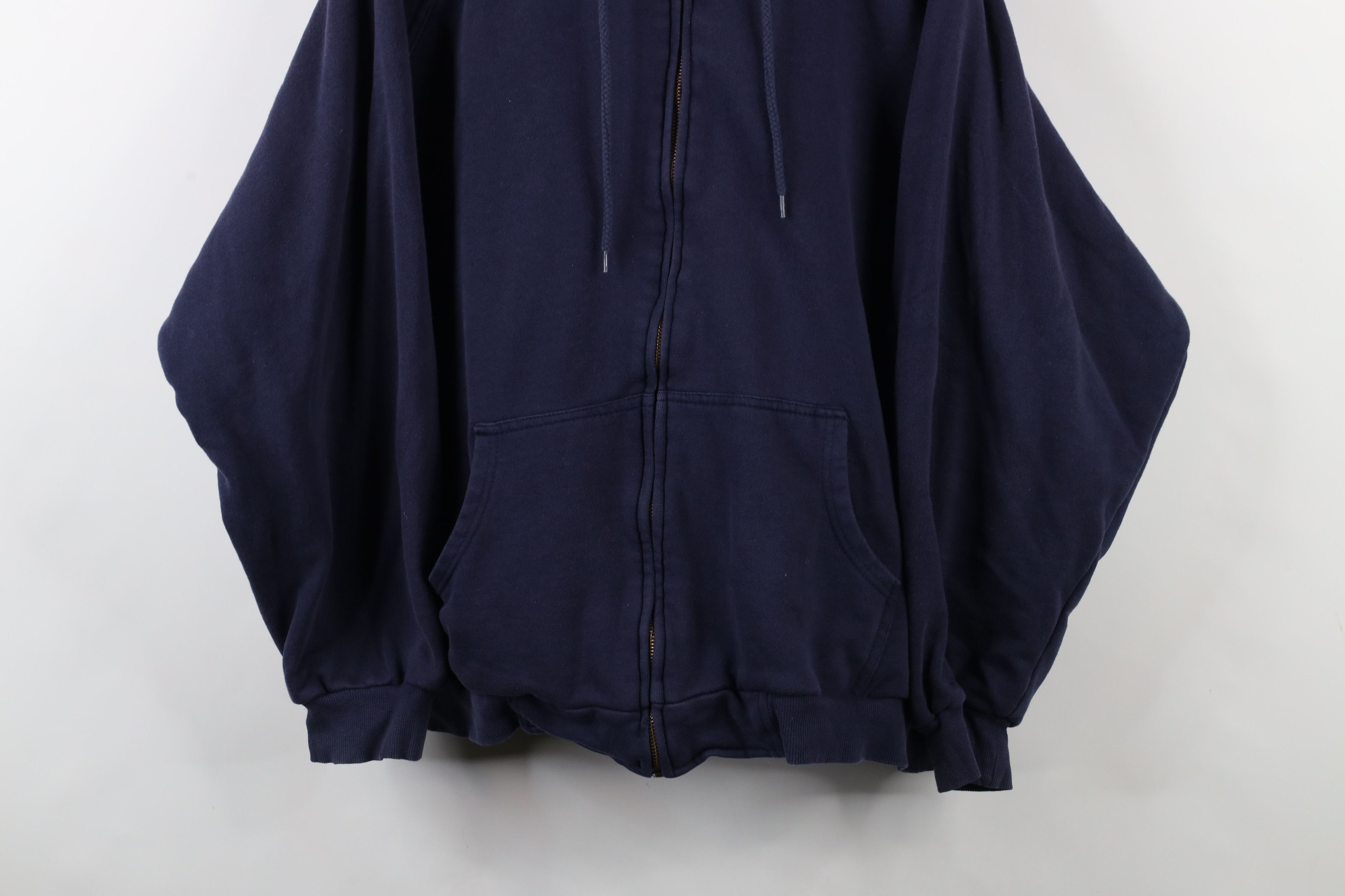 Vintage Vintage 90s Streetwear Wall Thermal Lined Full Zip Hoodie Size US XXL / EU 58 / 5 - 3 Thumbnail