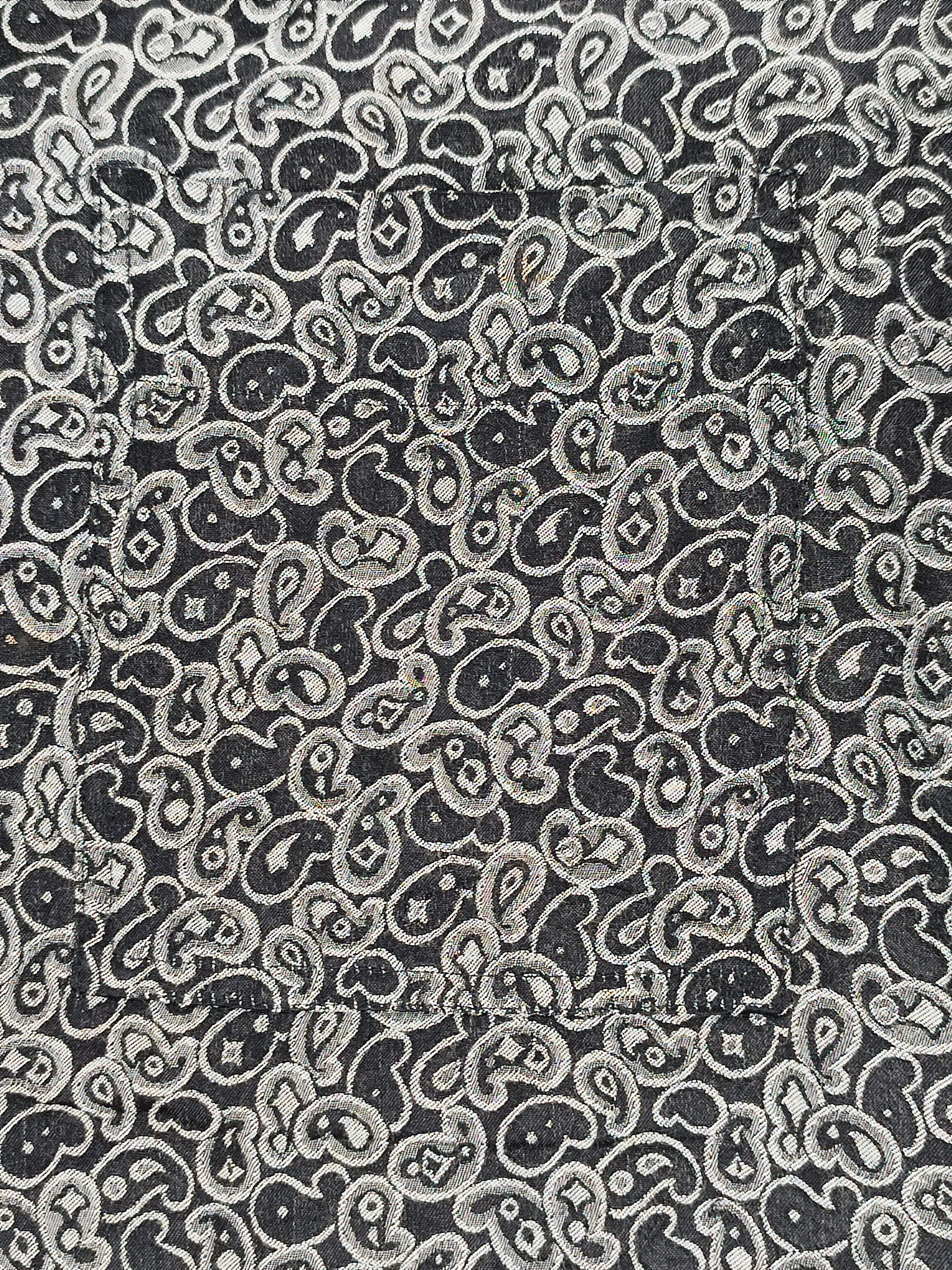 Y's × Yohji Yamamoto Y's Yohji Yamamoto French Collar Paisley Rayon Shirt Size US L / EU 52-54 / 3 - 12 Thumbnail