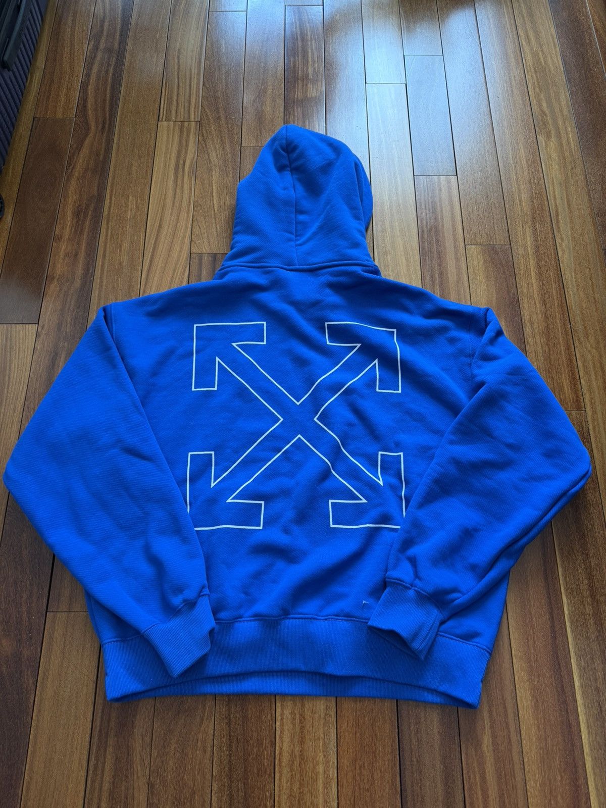 Off-White Costco x Off White Hoodie Blue Size US S / EU 44-46 / 1 - 3 Thumbnail