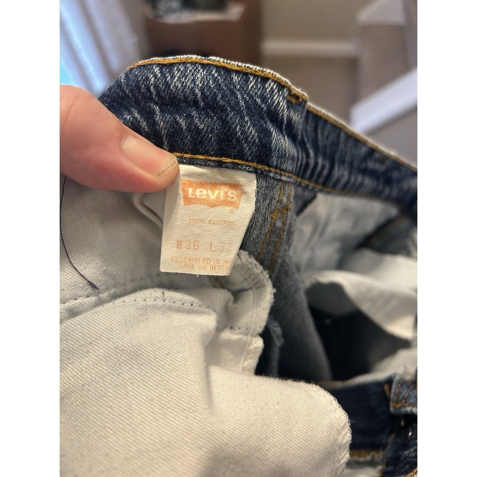 Levi's 1980s Levi Silvertab Jeans 36x32 Size US 36 / EU 52 - 6 Thumbnail